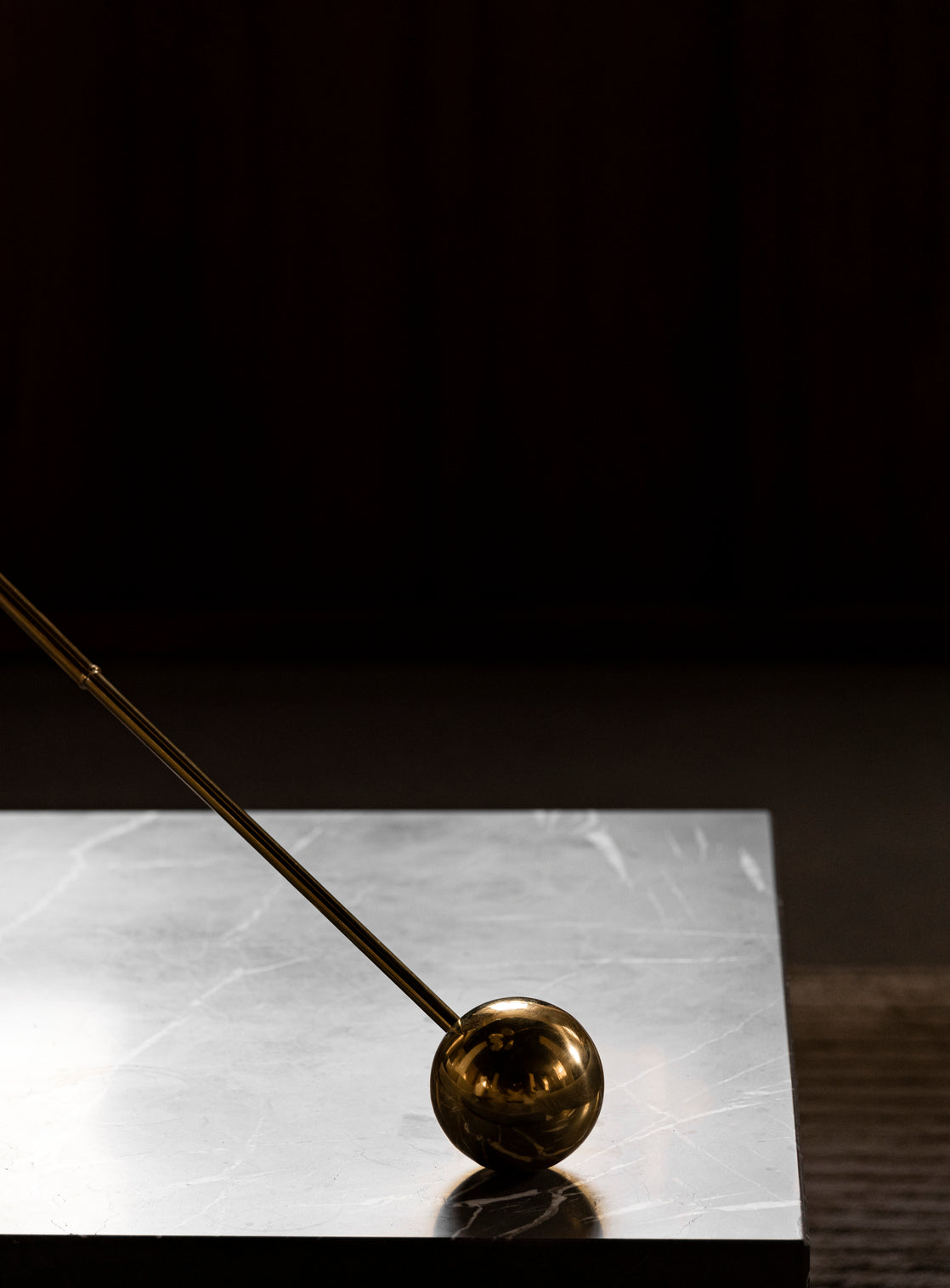 Kerzenhalter INTERCONNECT brüniertes Messing