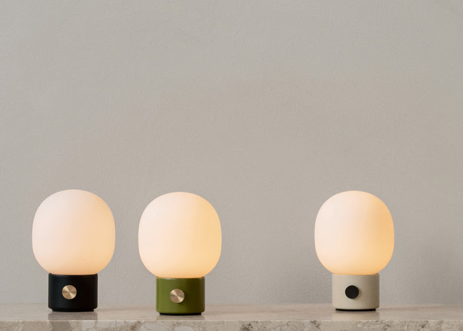Tragbare Lampe JWDA schwarz