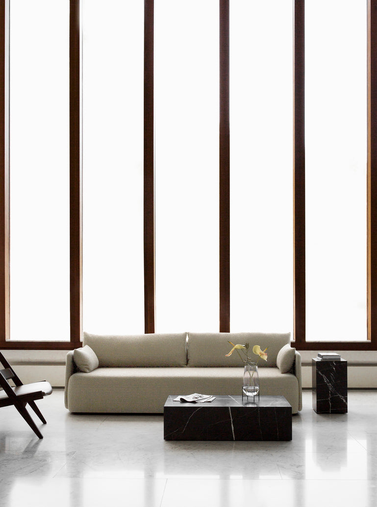 Couchtisch PLINTH brauner Marmor