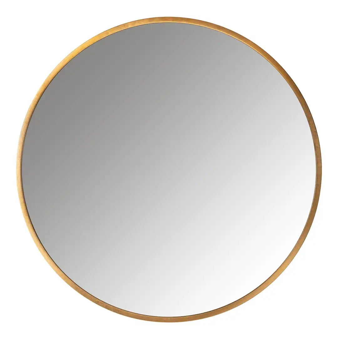 MAEVY round mirror gold