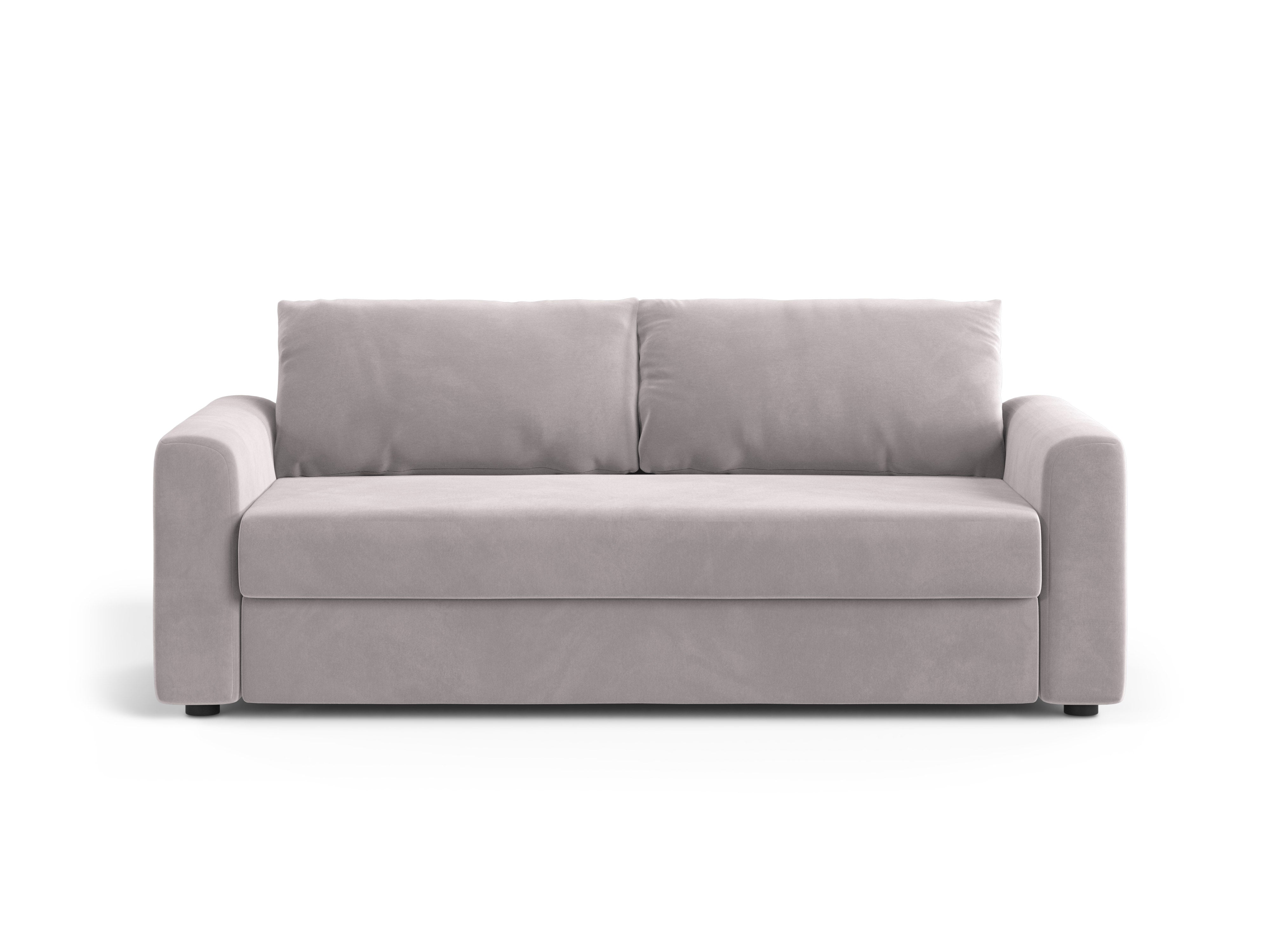 Sofa DAVID 3-Sitzer mit Schlaffunktion in Hellgrau