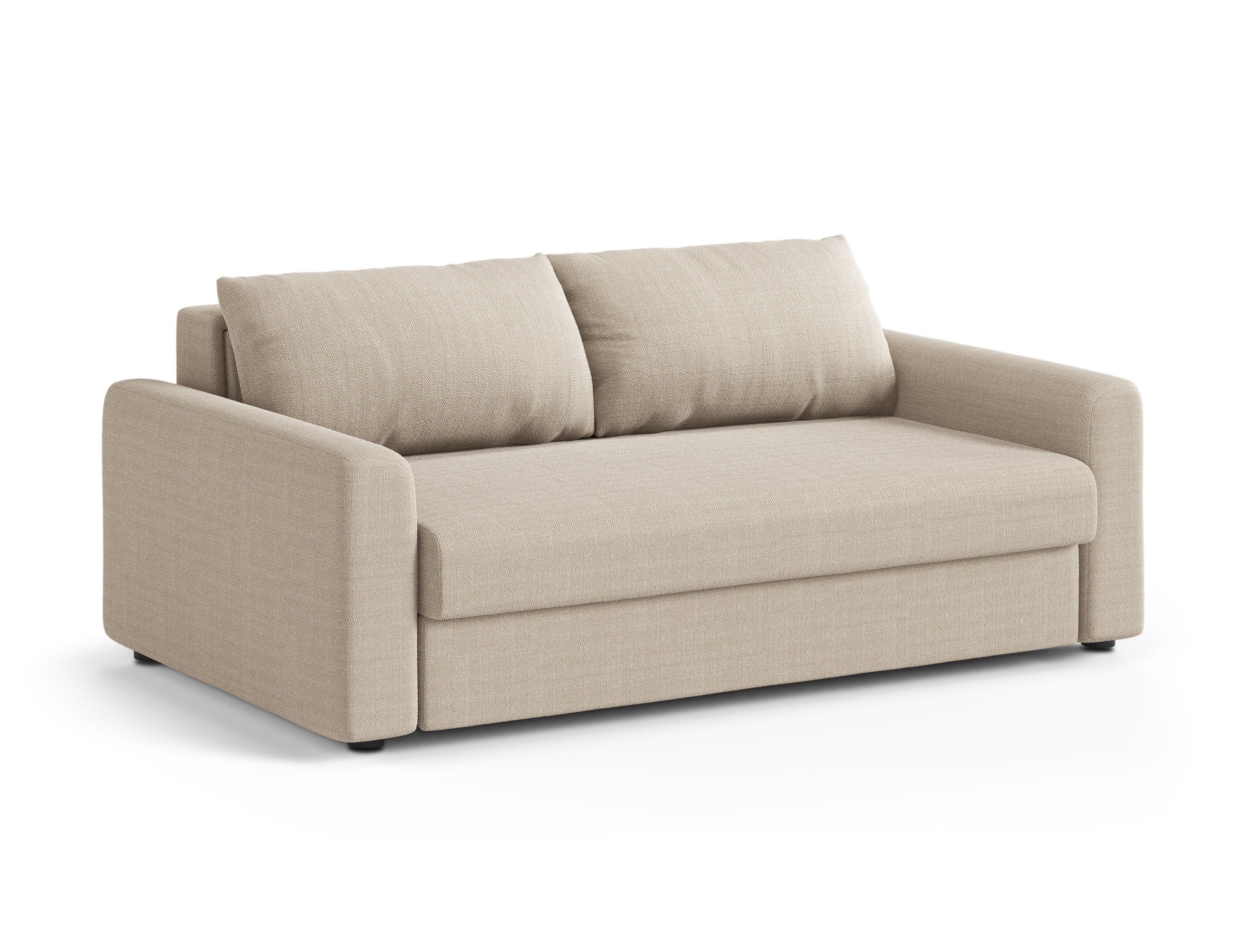 3-Seater Sofa with Sleeping Function DAVID Beige
