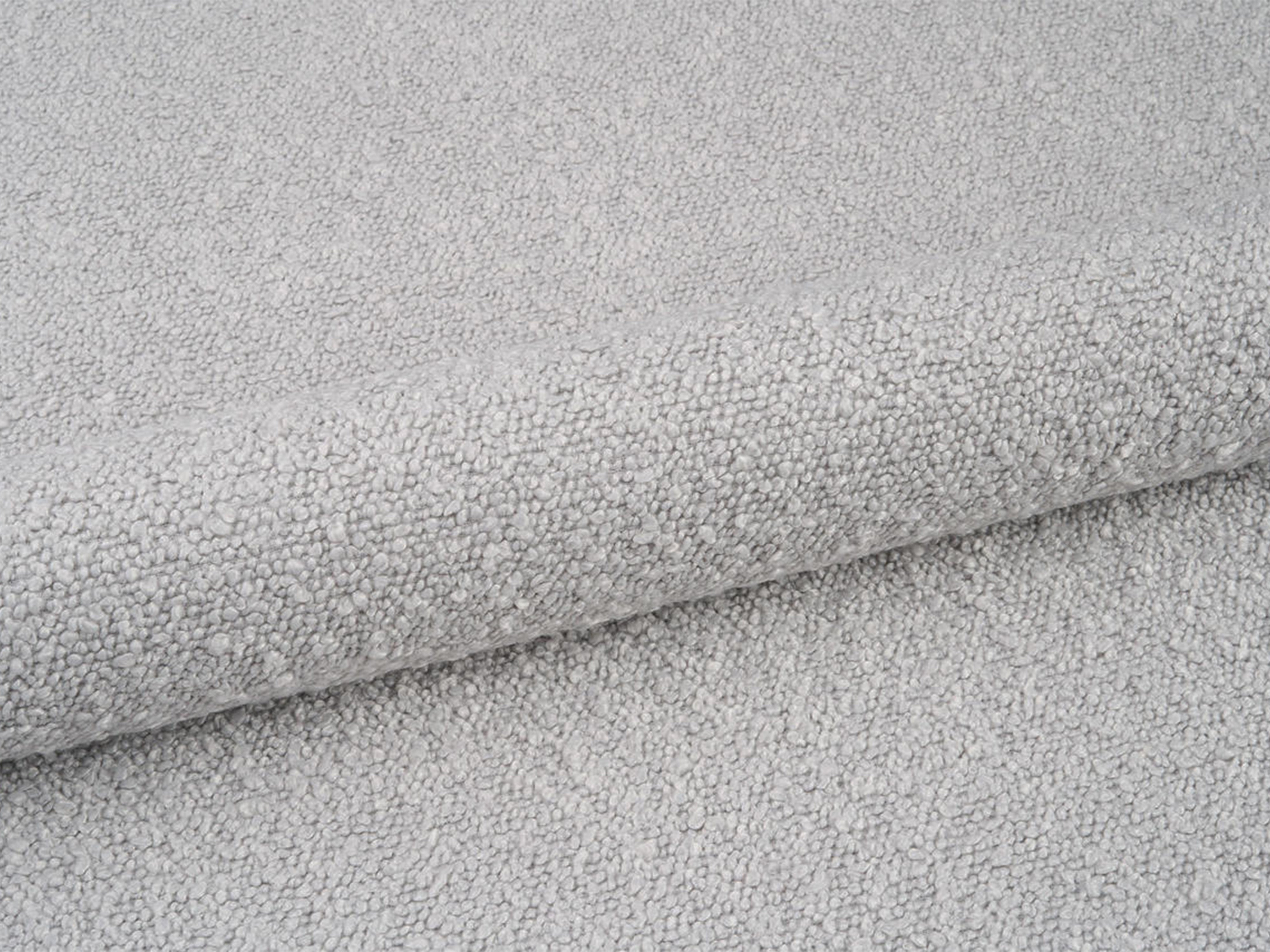 BELLIS Bett mit Bettkasten in hellgrauem Boucle