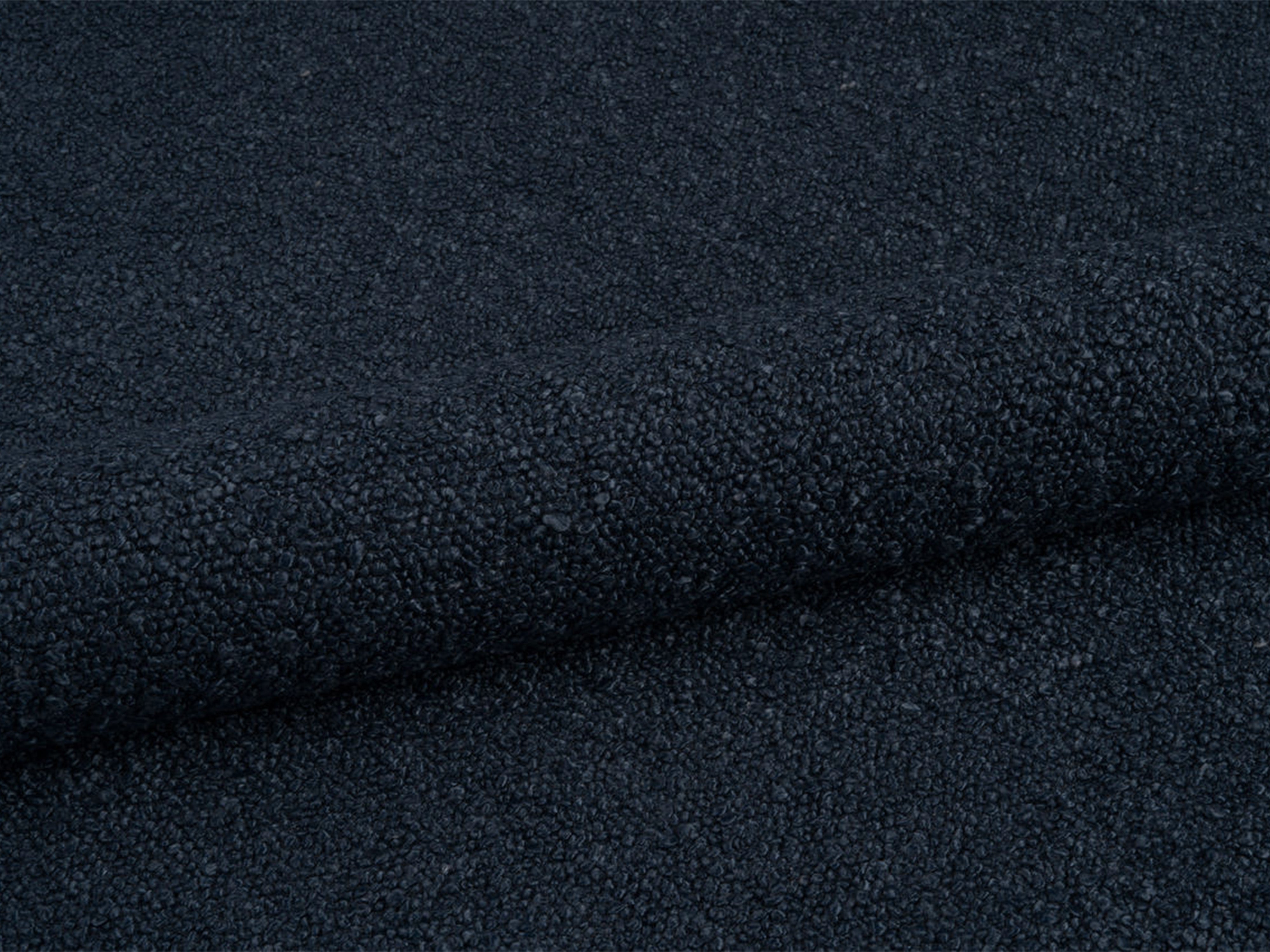 BELLIS Bett mit Bettkasten in marineblauem Boucle