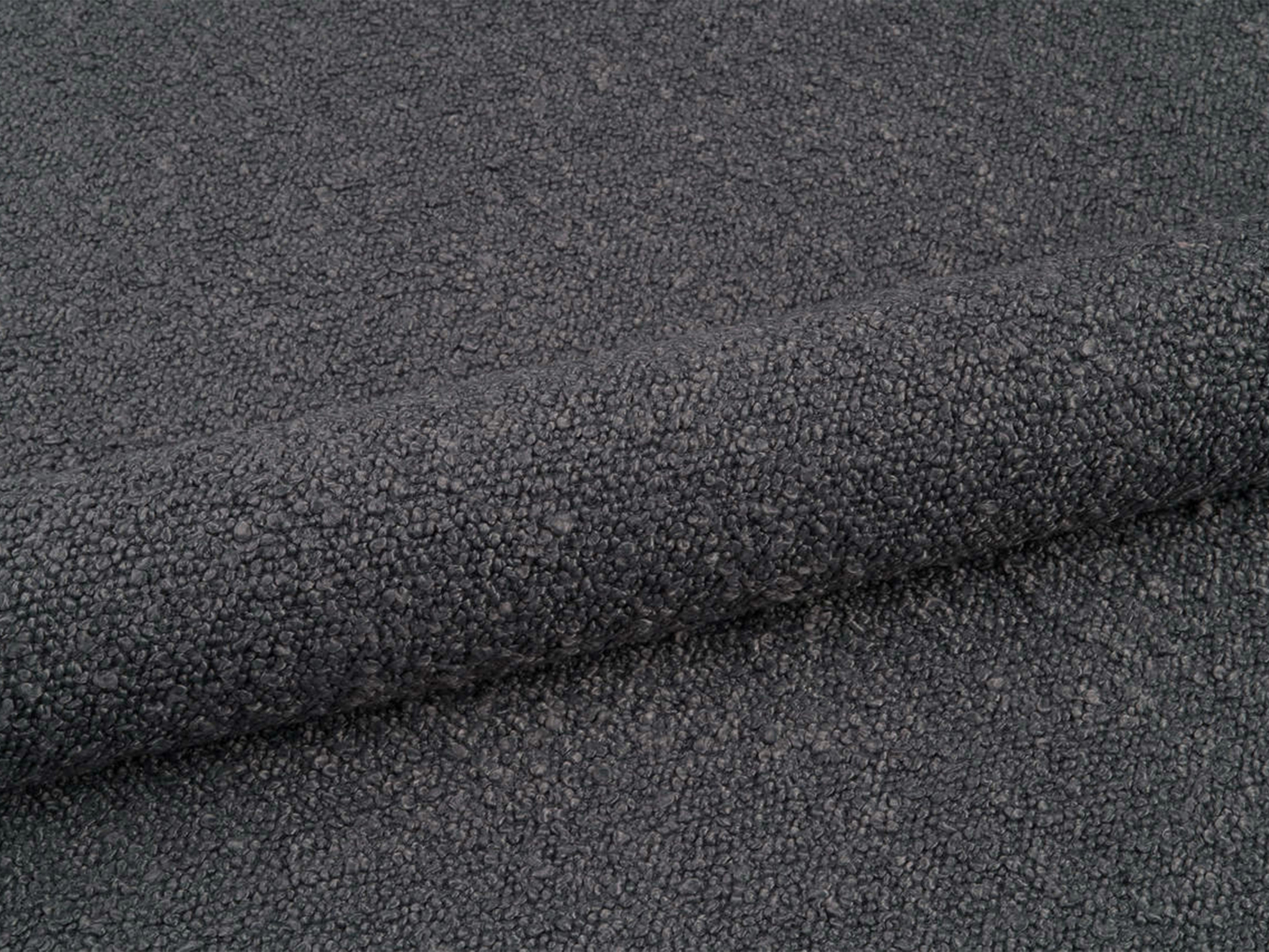 BELLIS Bett mit Bettkasten in grauem Boucle