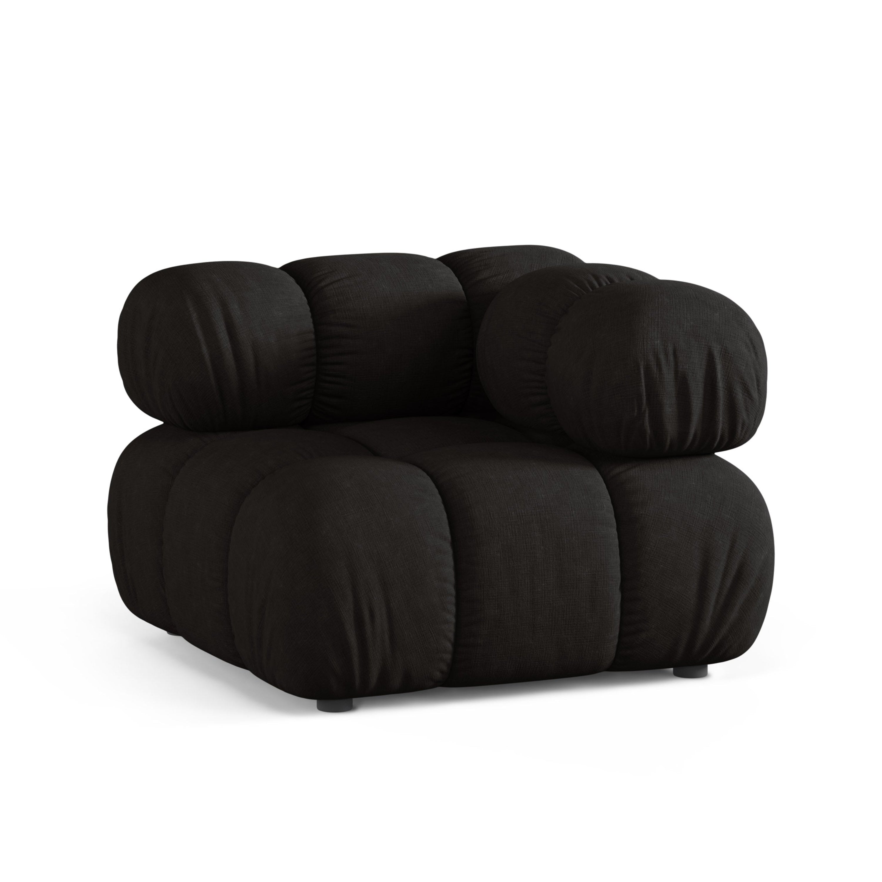 Modulares Sofa BELLIS - schwarzes Eckmodul