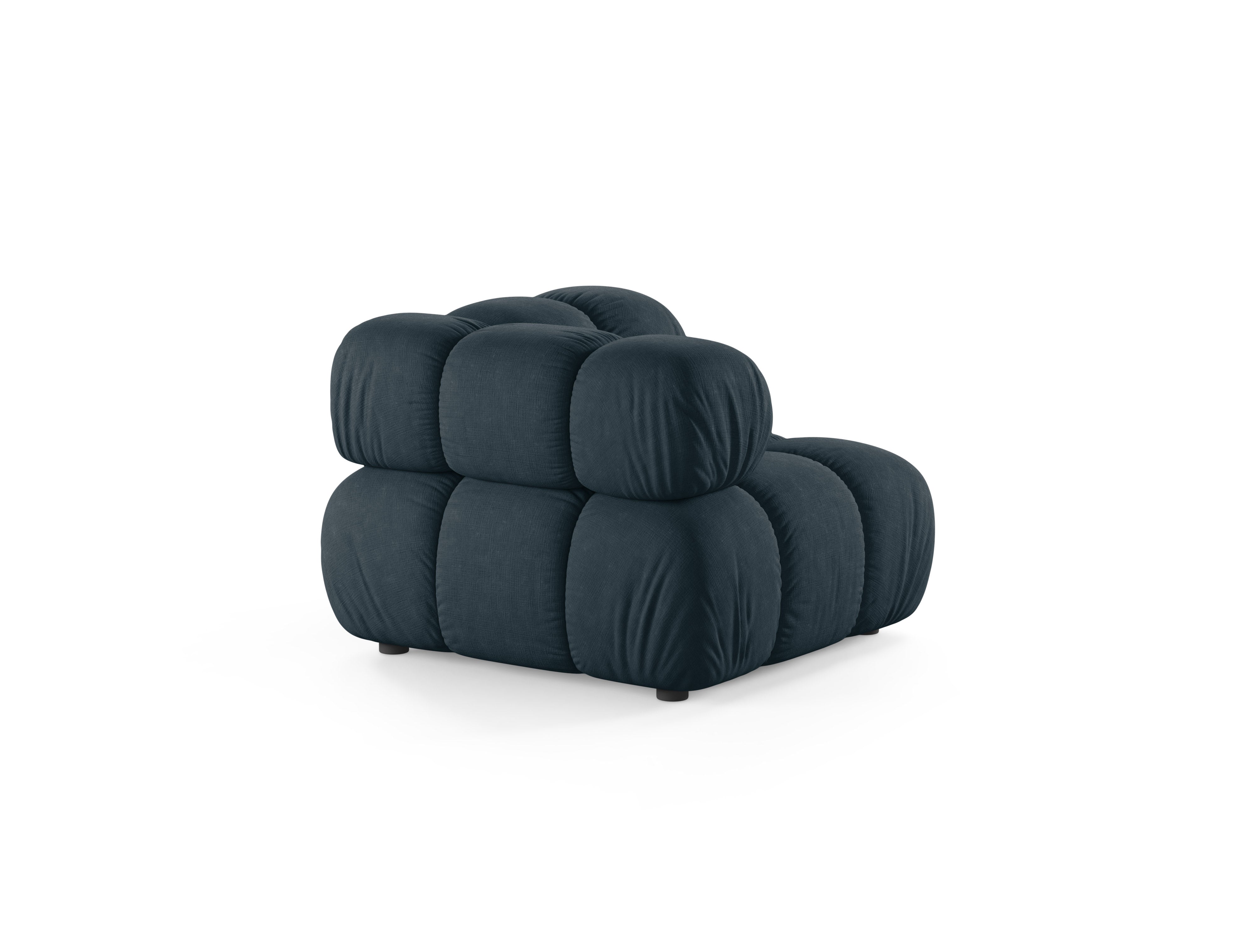 Modulares Sofa BELLIS - tiefes Eckmodul in Petrol