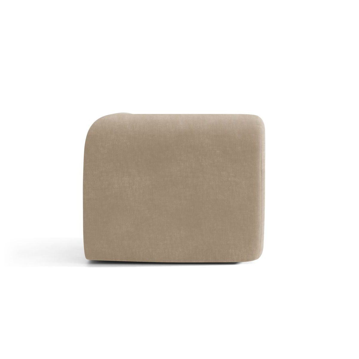 Modulares Sofa NEO - Eckmodul in beigem Chenille