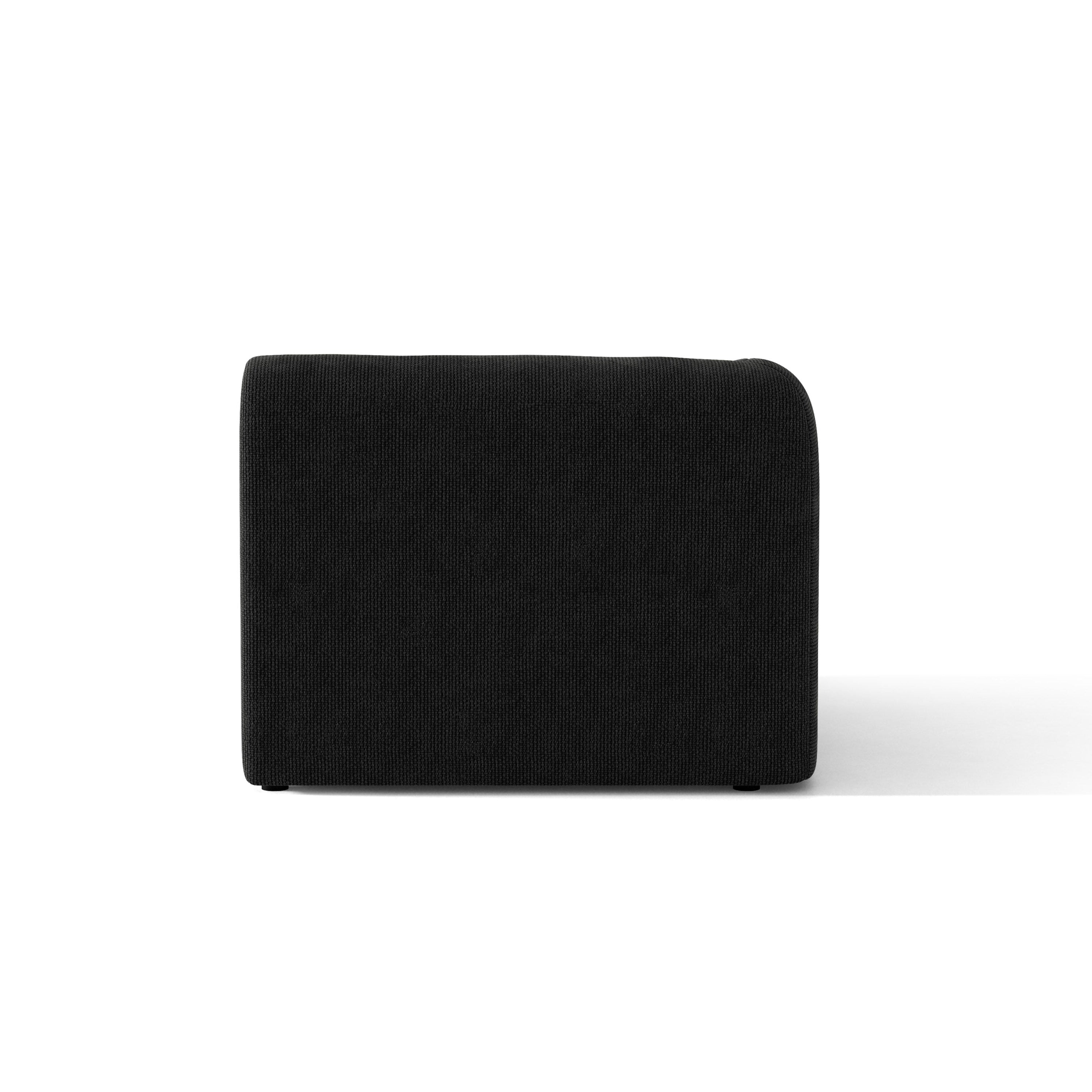 Modulares Sofa - Linkes Modul MILEY schwarzer Chenille