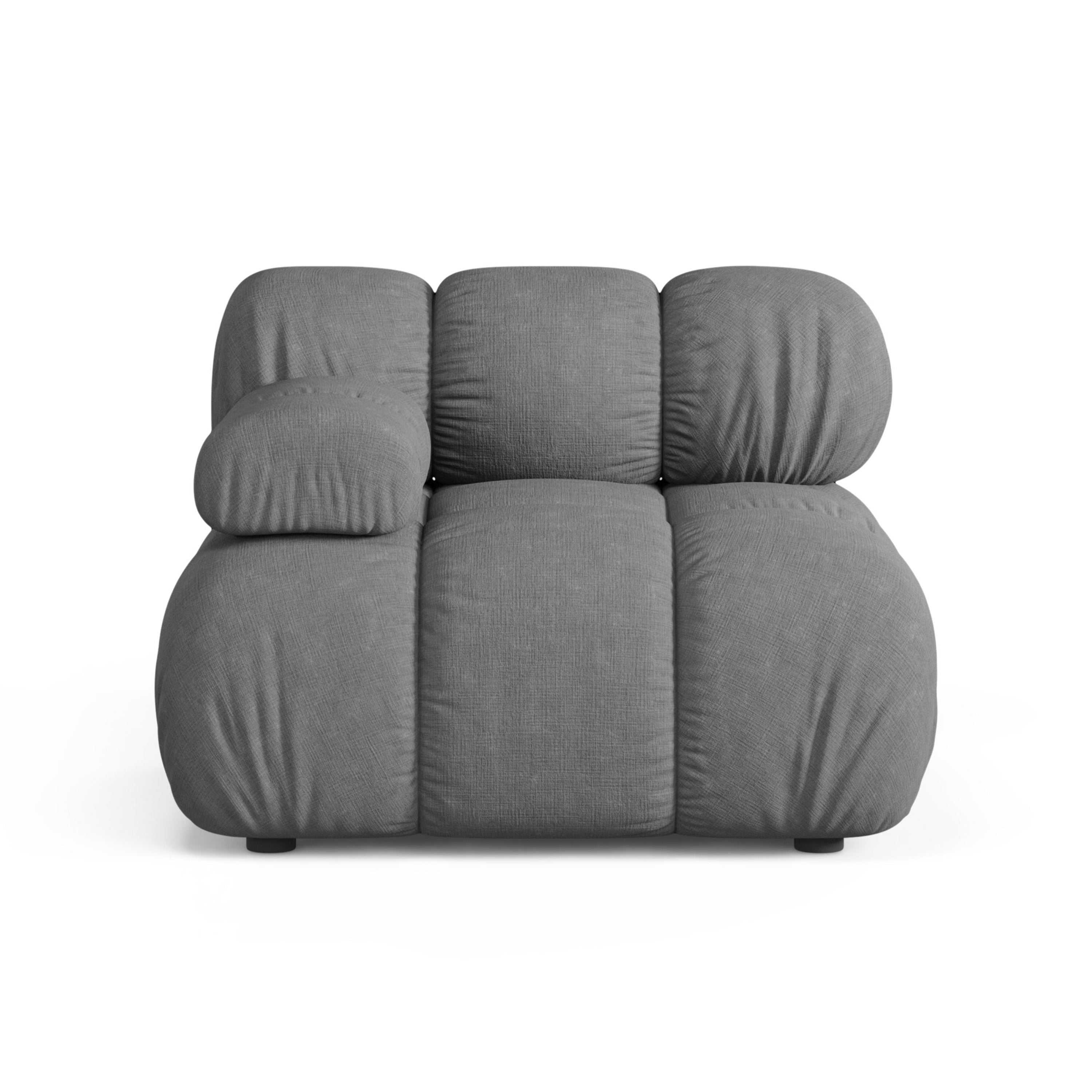 Modulares Sofa BELLIS - linkes graues Modul