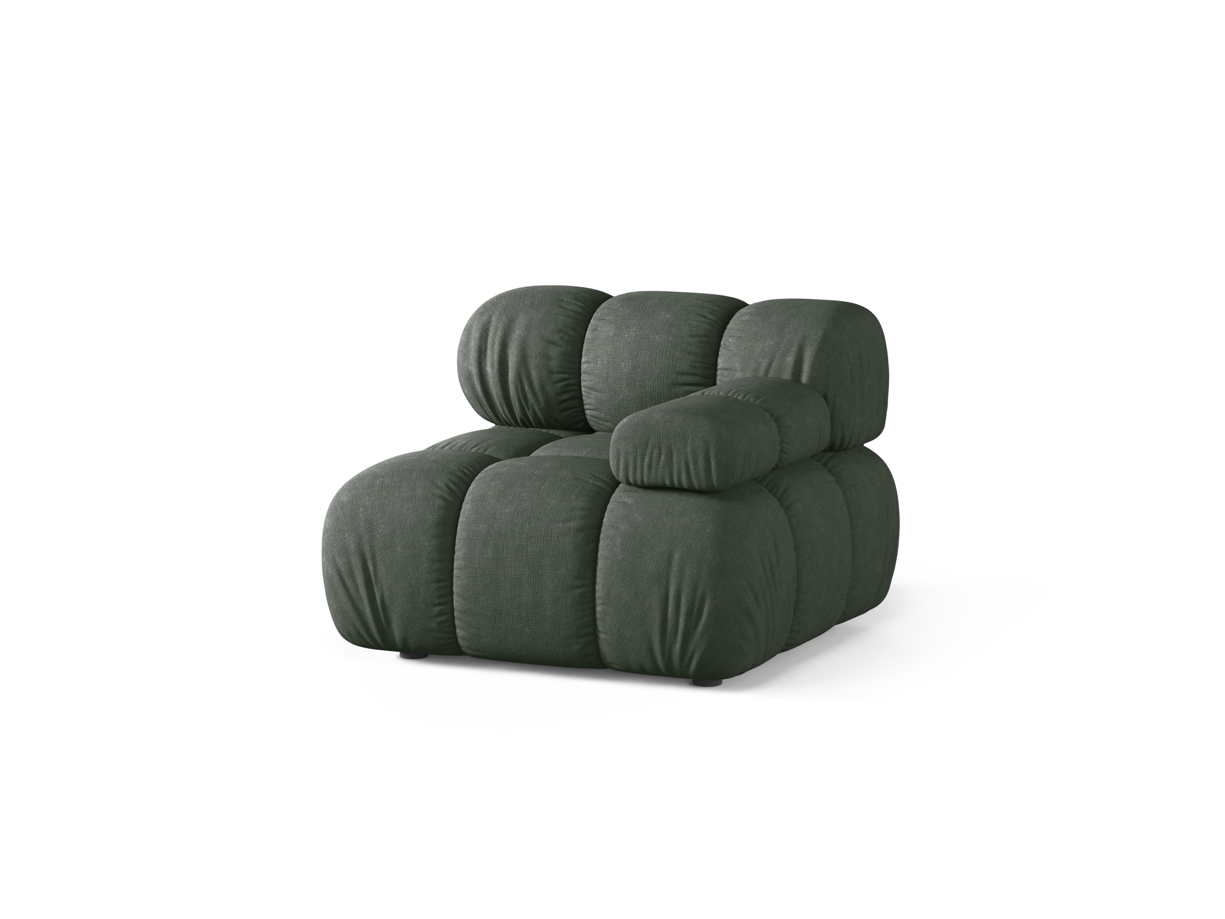 Modulares Sofa BELLIS - rechtes Modul in Dunkelgrün