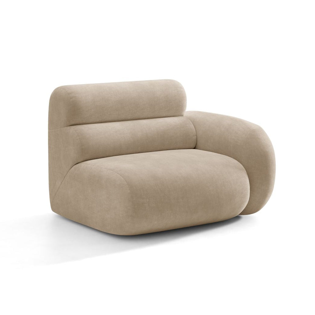Modulares Sofa NEO - rechtes Modul in beigem Chenille