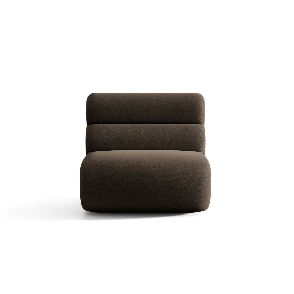 Sessel / Modul NEO braunes Boucle
