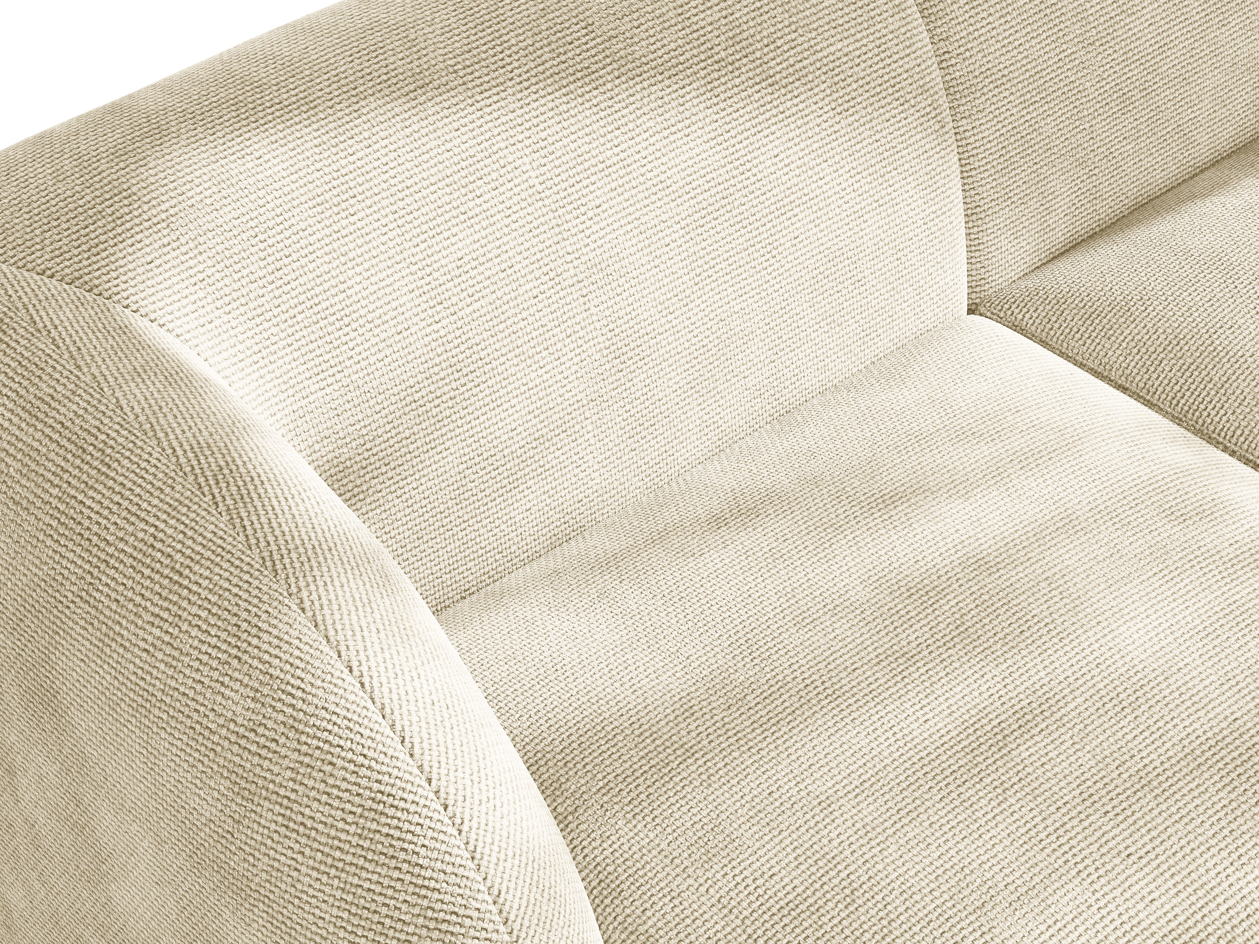 Sessel / Modul MILEY hellbeige schimmerndes Chenille