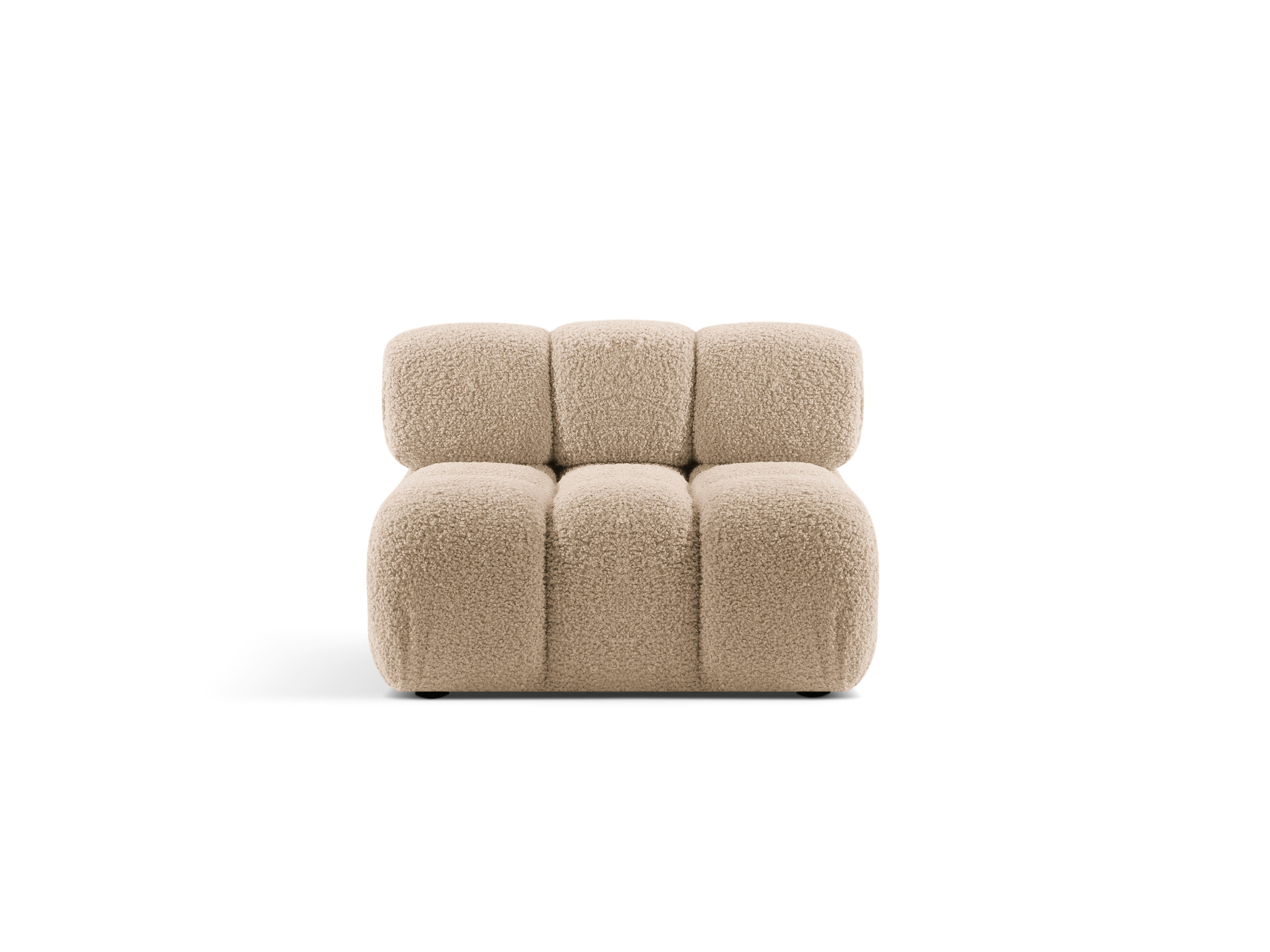 Sessel / Modul BELLIS sandfarbener Boucle
