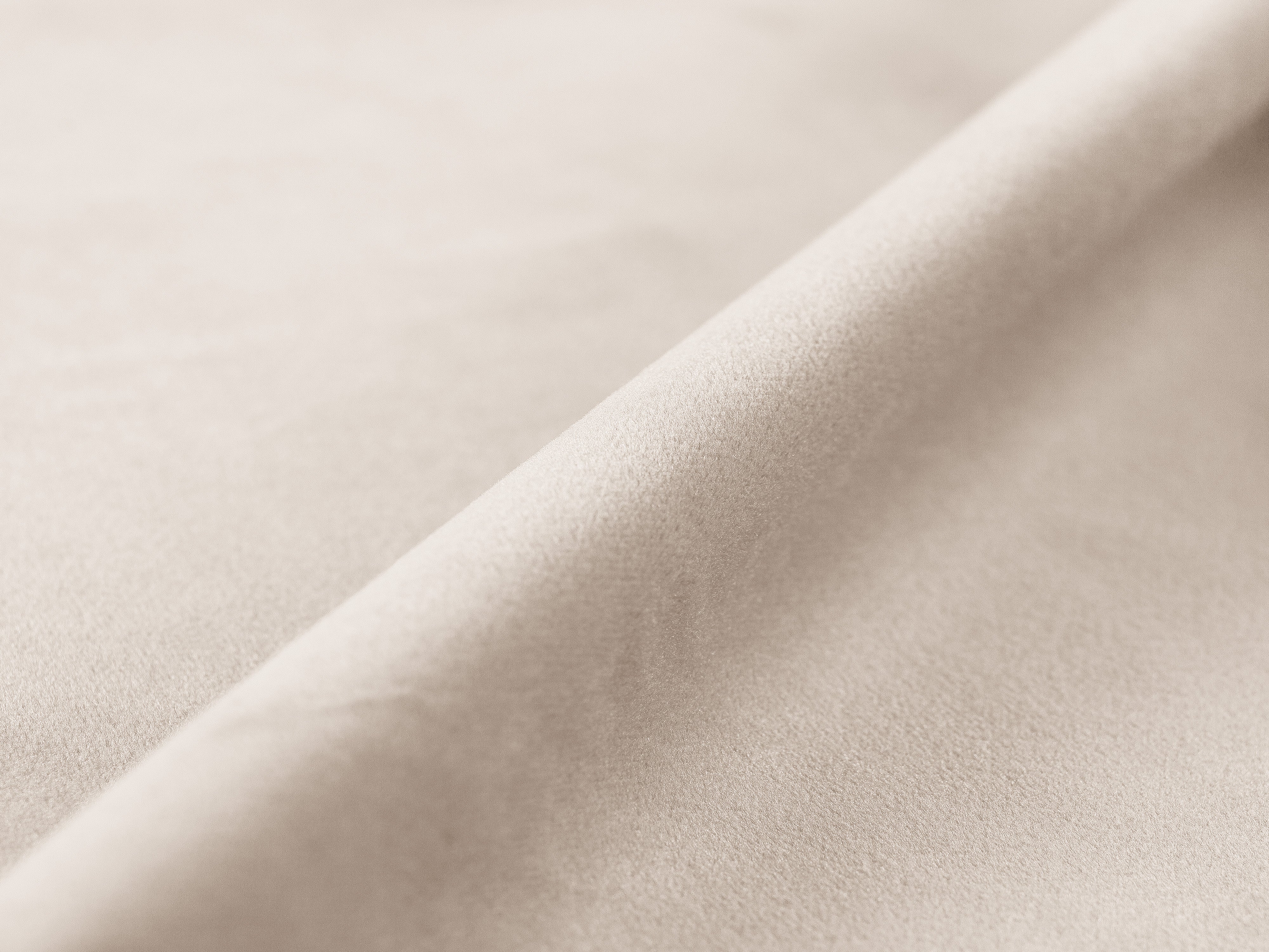 Sessel / Modul BELLIS hellbeige Samt