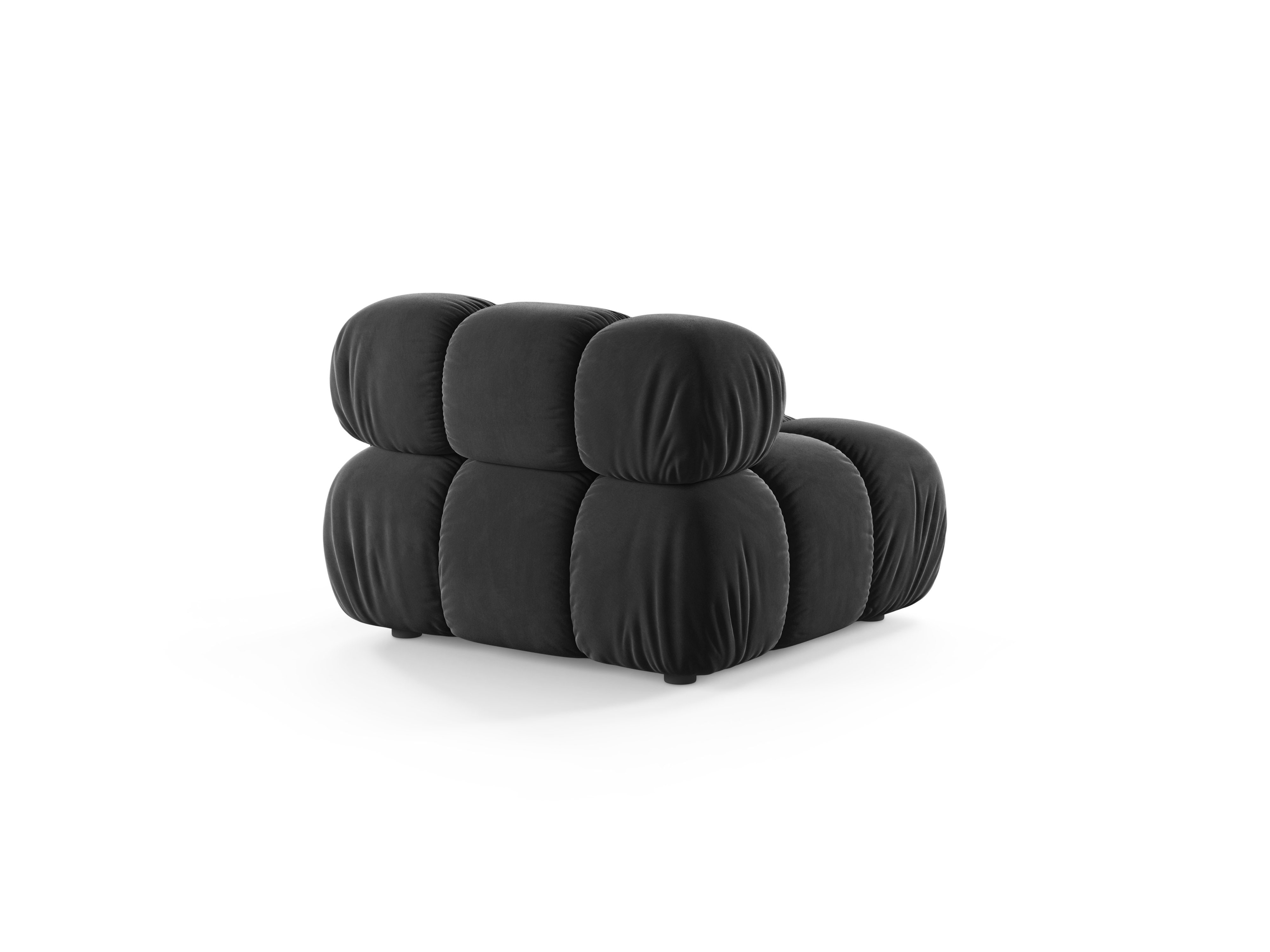 Sessel / Modul BELLIS dunkelgrau Samt