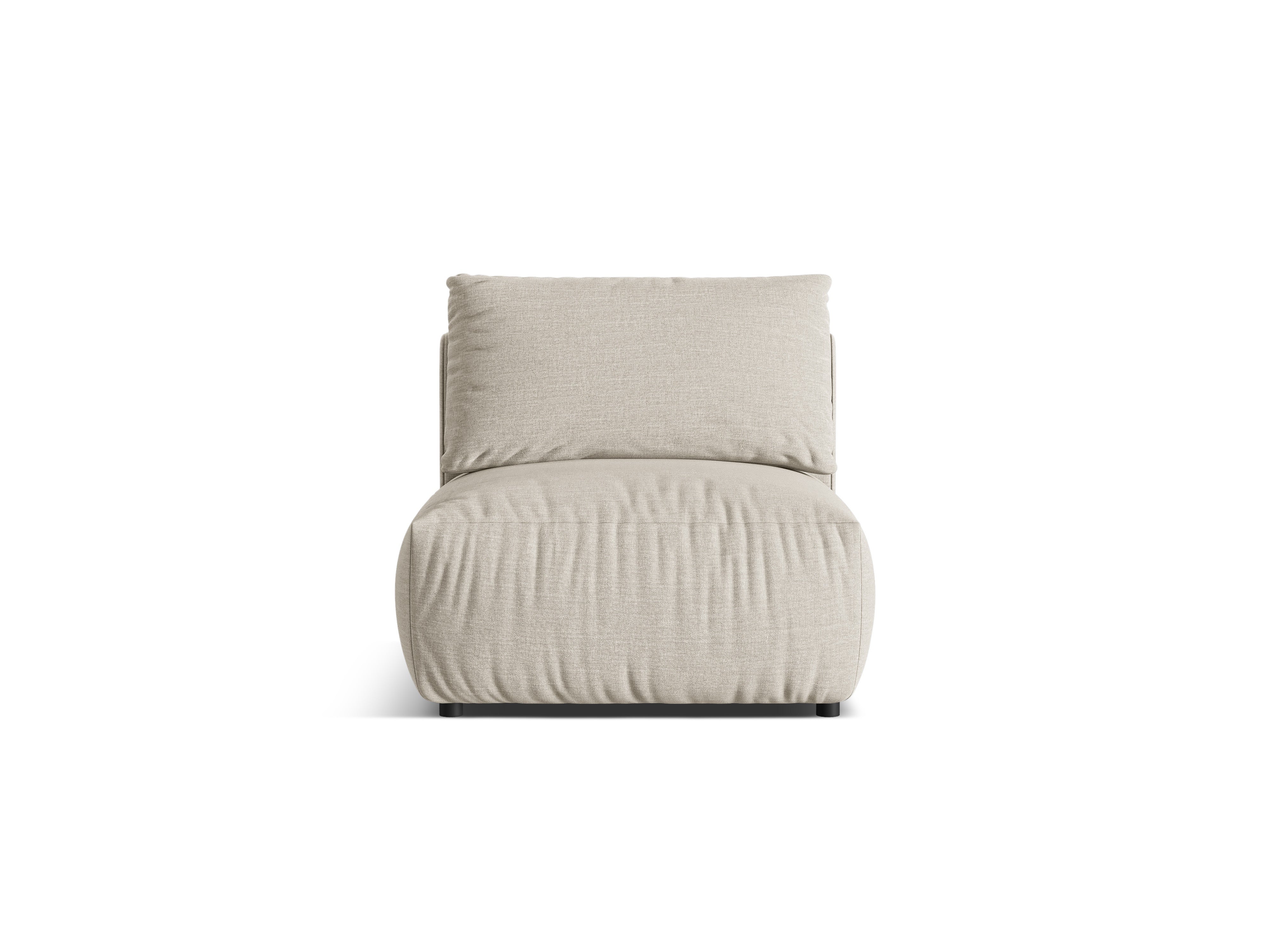 CHRIS Modular Sofa - Cream Chenille Center Element
