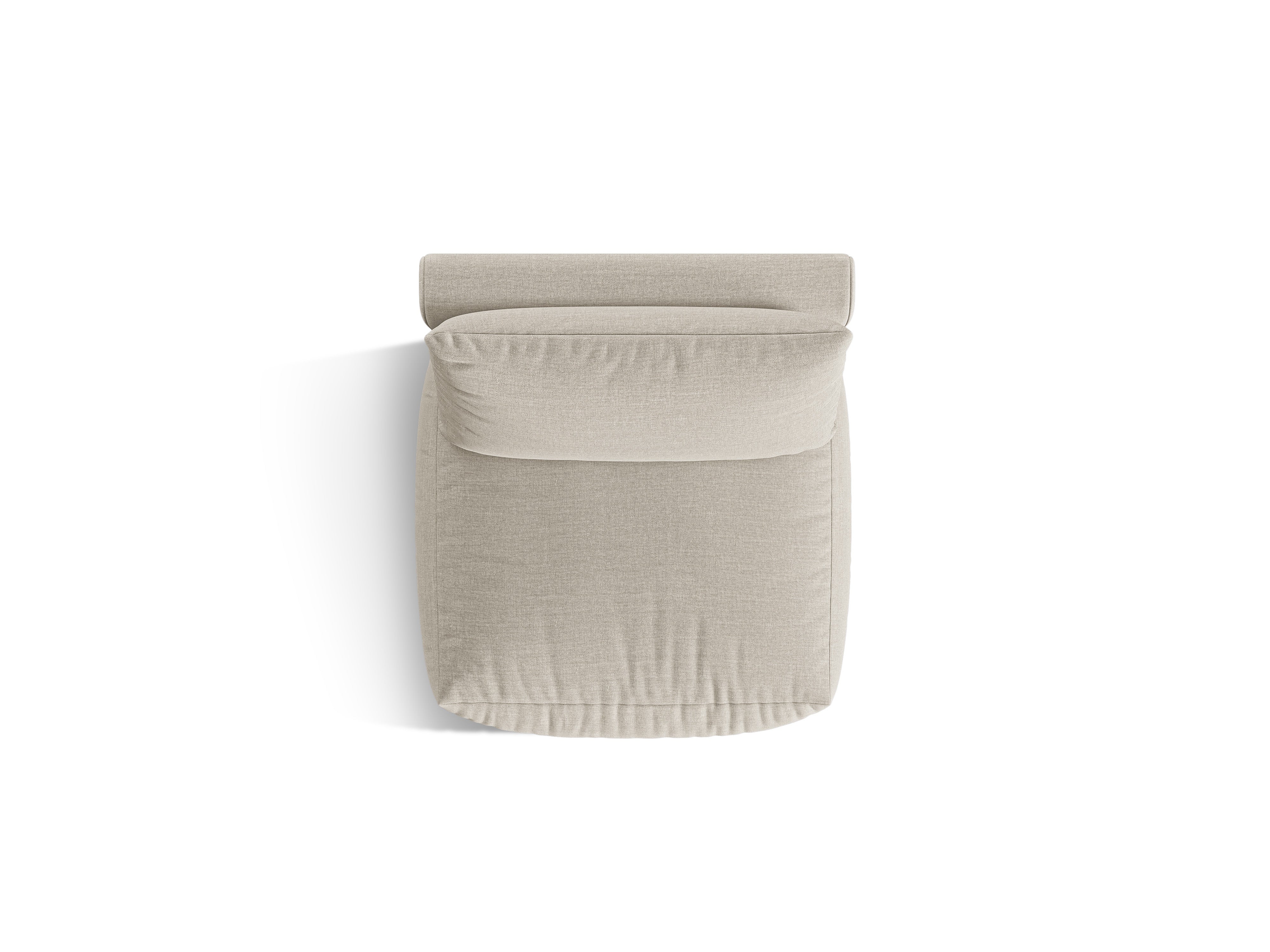 CHRIS Modular Sofa - Cream Chenille Center Element