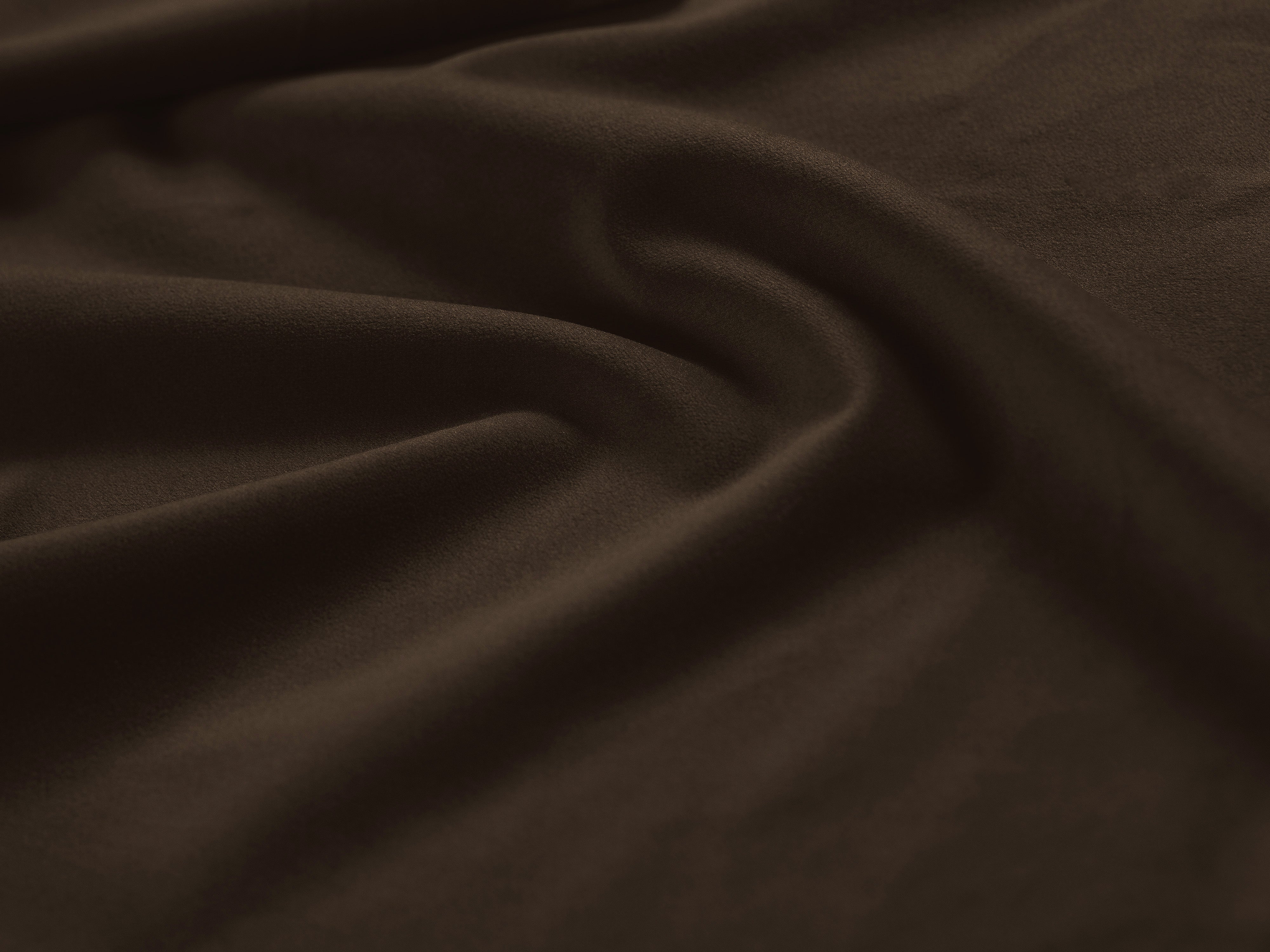 Sessel / Samtmodul BELLIS in Schokoladenfarbe