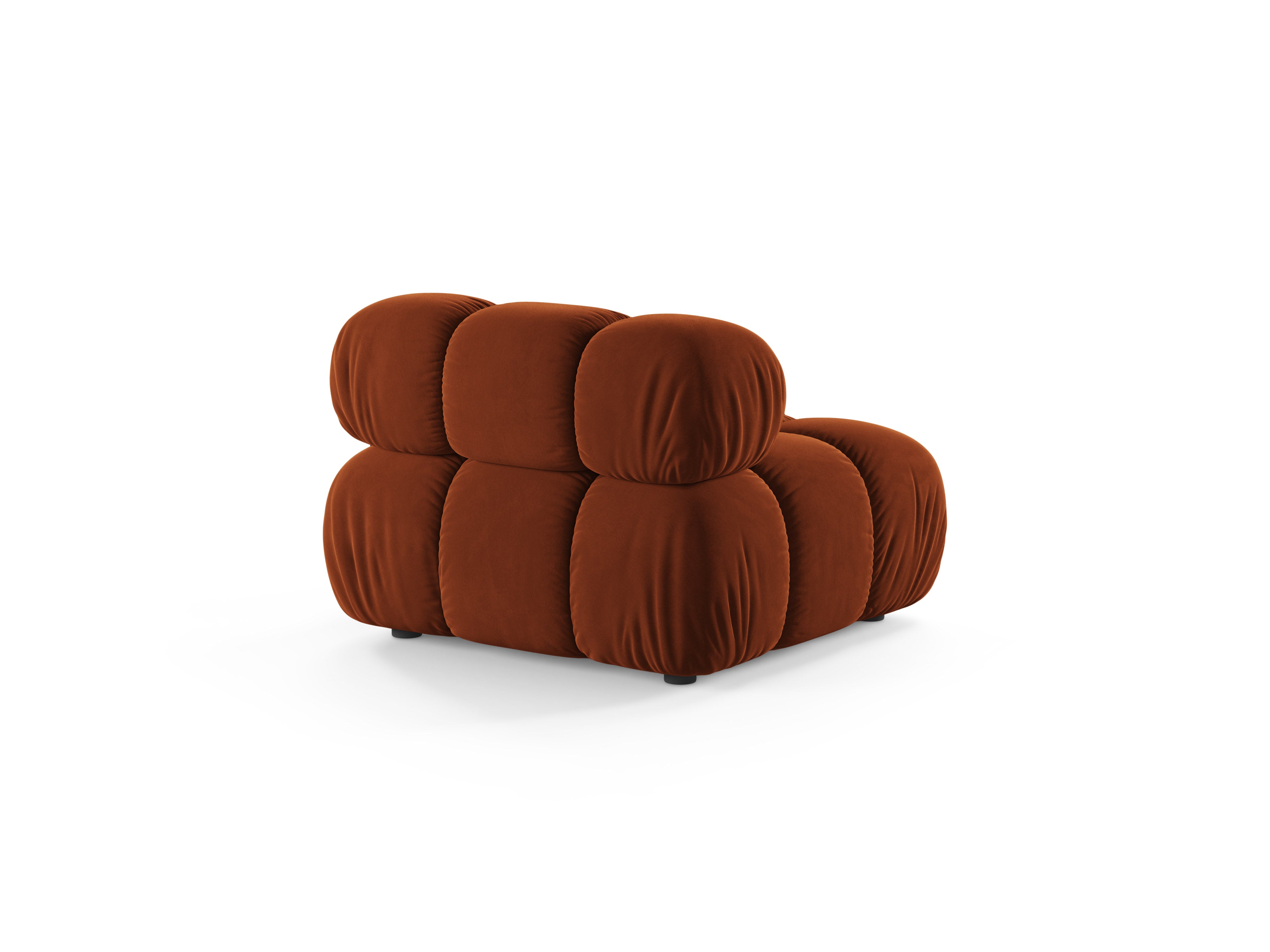 Sessel / Samtmodul BELLIS ziegelrot