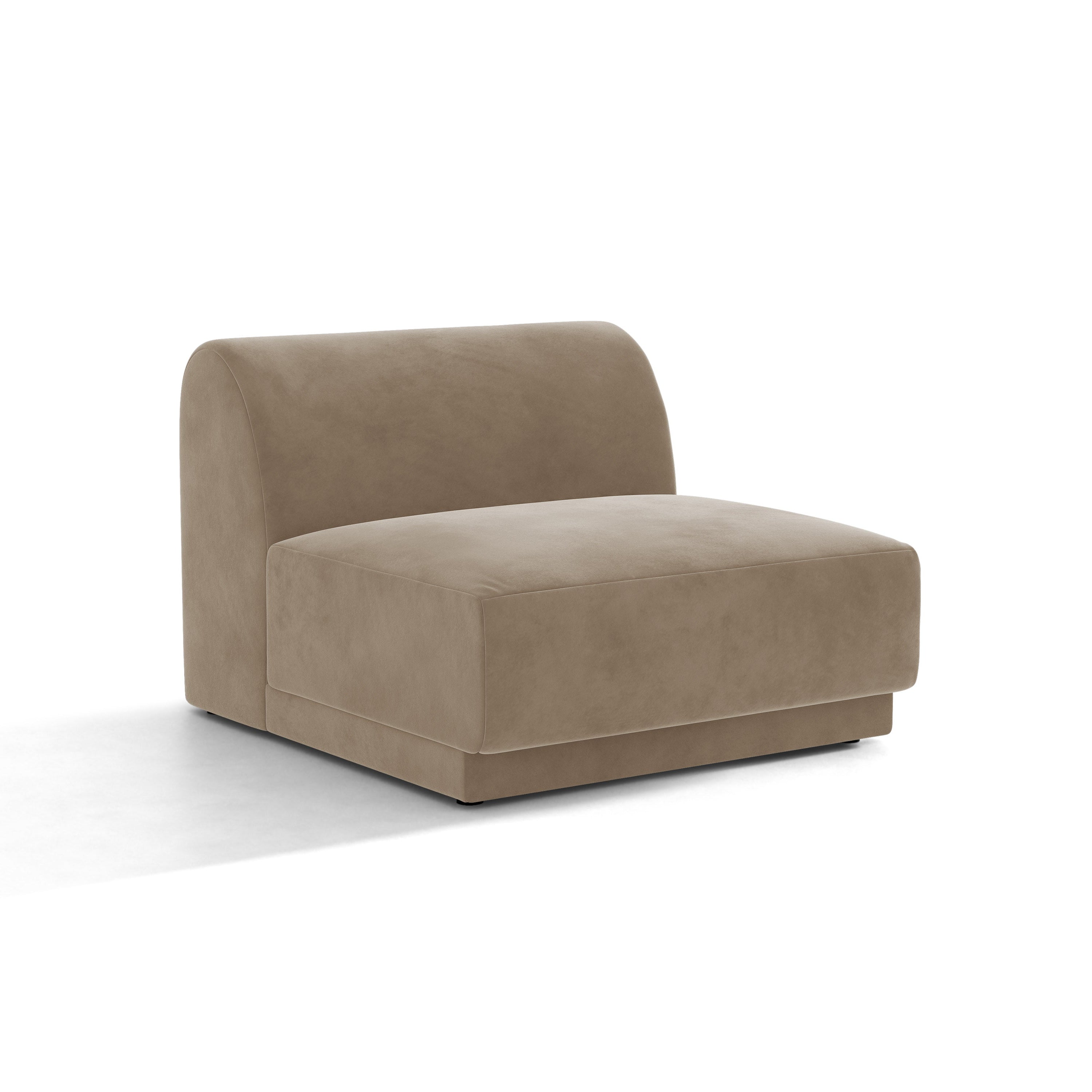 Sessel / Samtmodul MILEY cappuccino