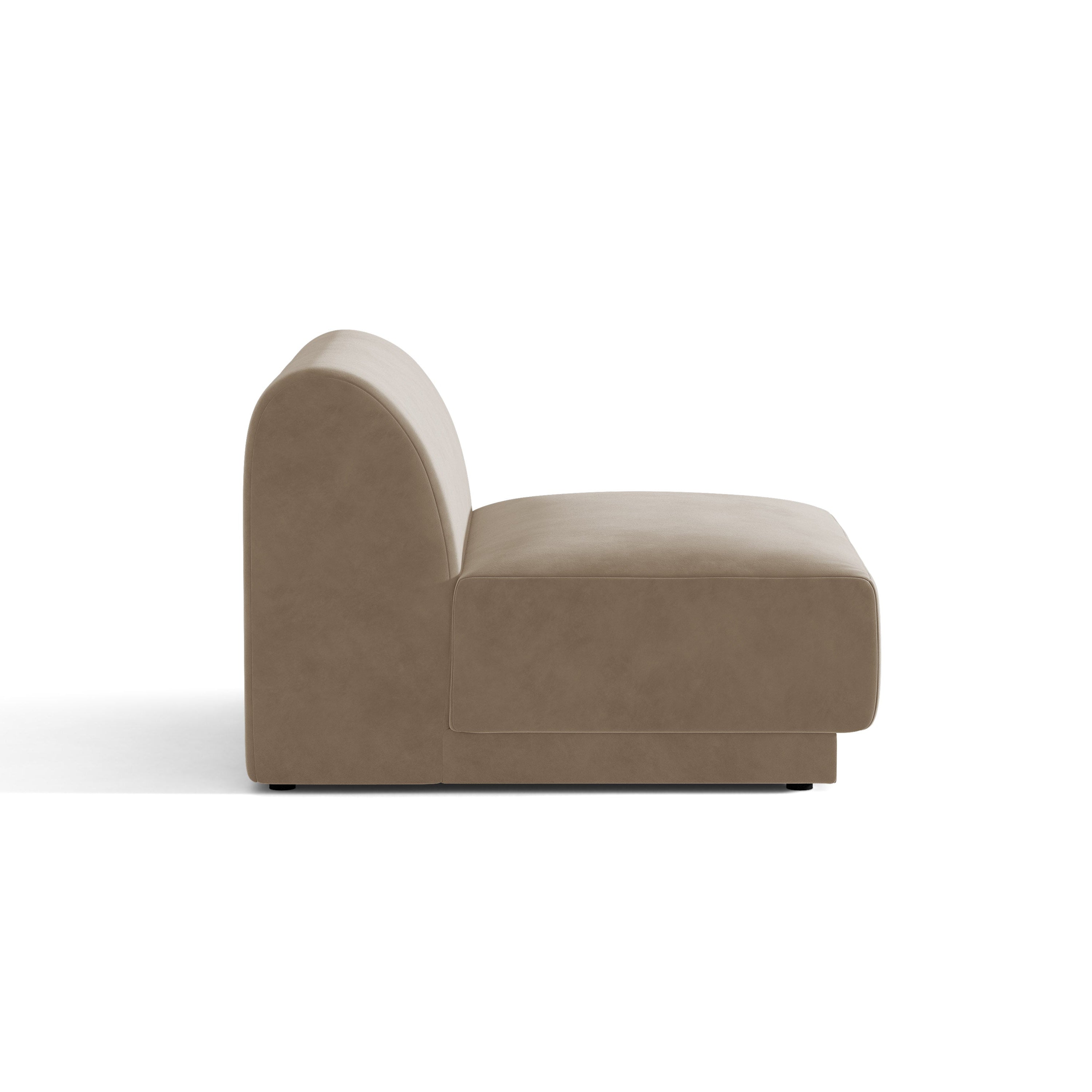 Sessel / Samtmodul MILEY cappuccino