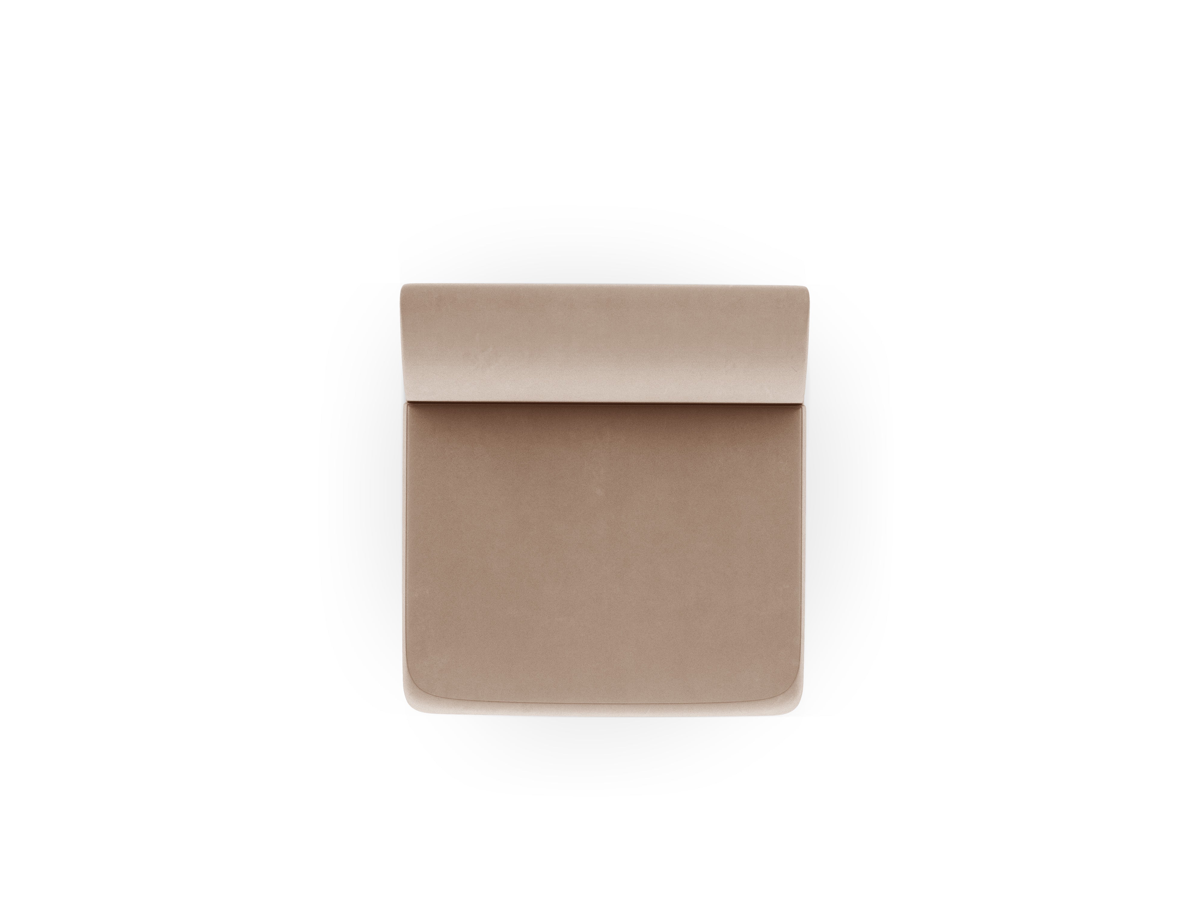 Armchair / velvet module MILEY cappuccino