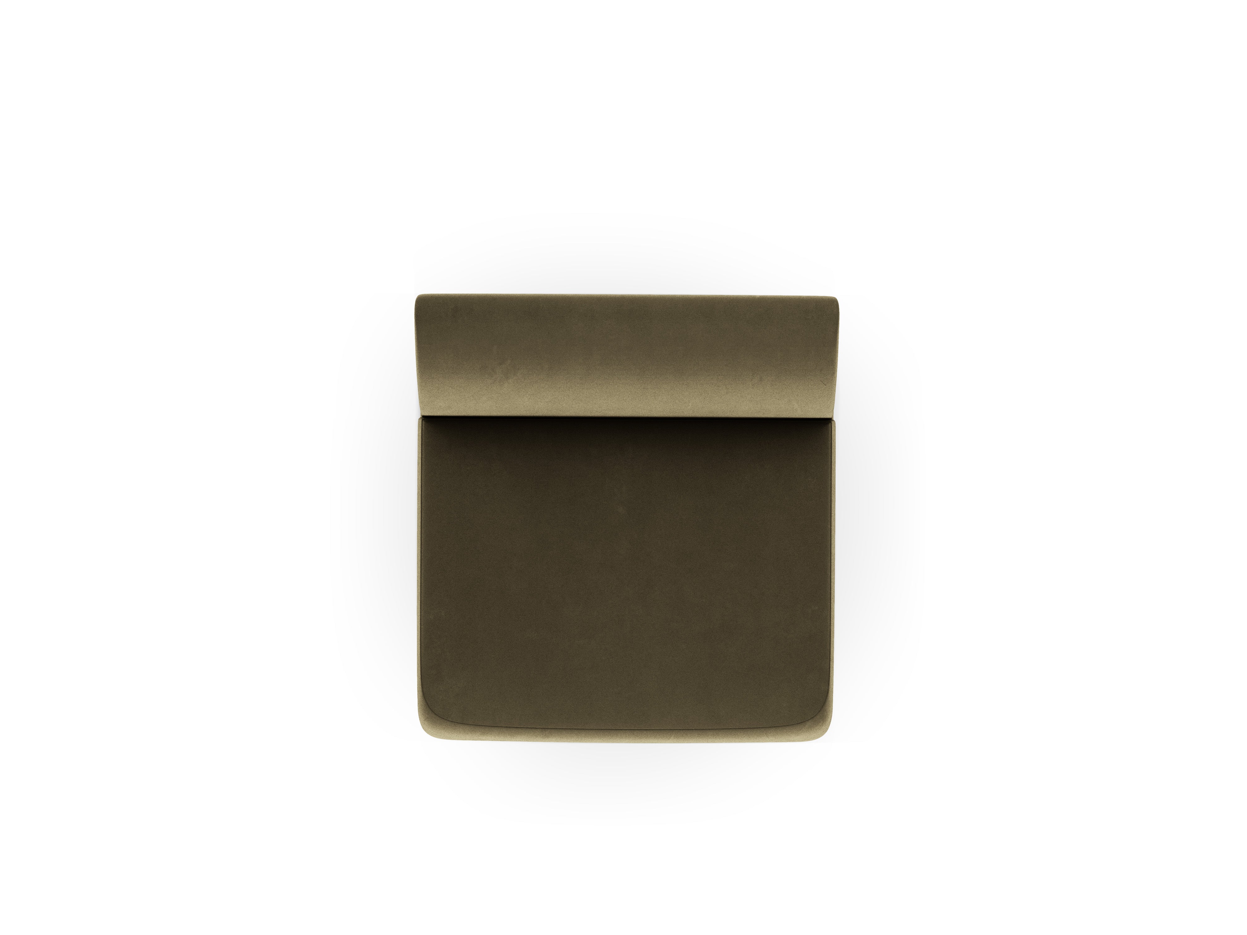 Velvet Armchair Module MILEY Green