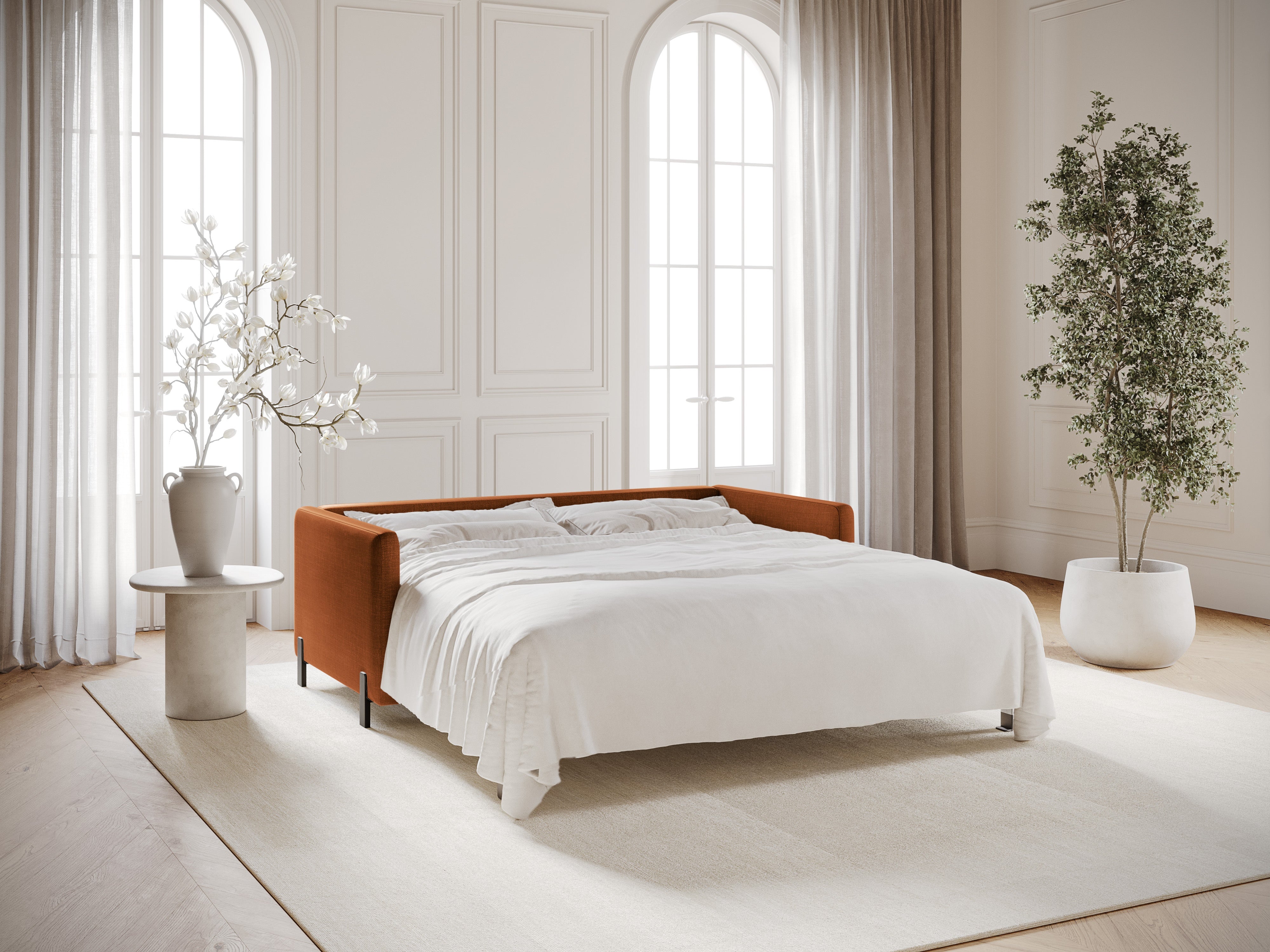 Sofa mit Bettfunktion, "Gloria", 2 Sitze, Ziegel, 182x102x80
In Europa gemacht