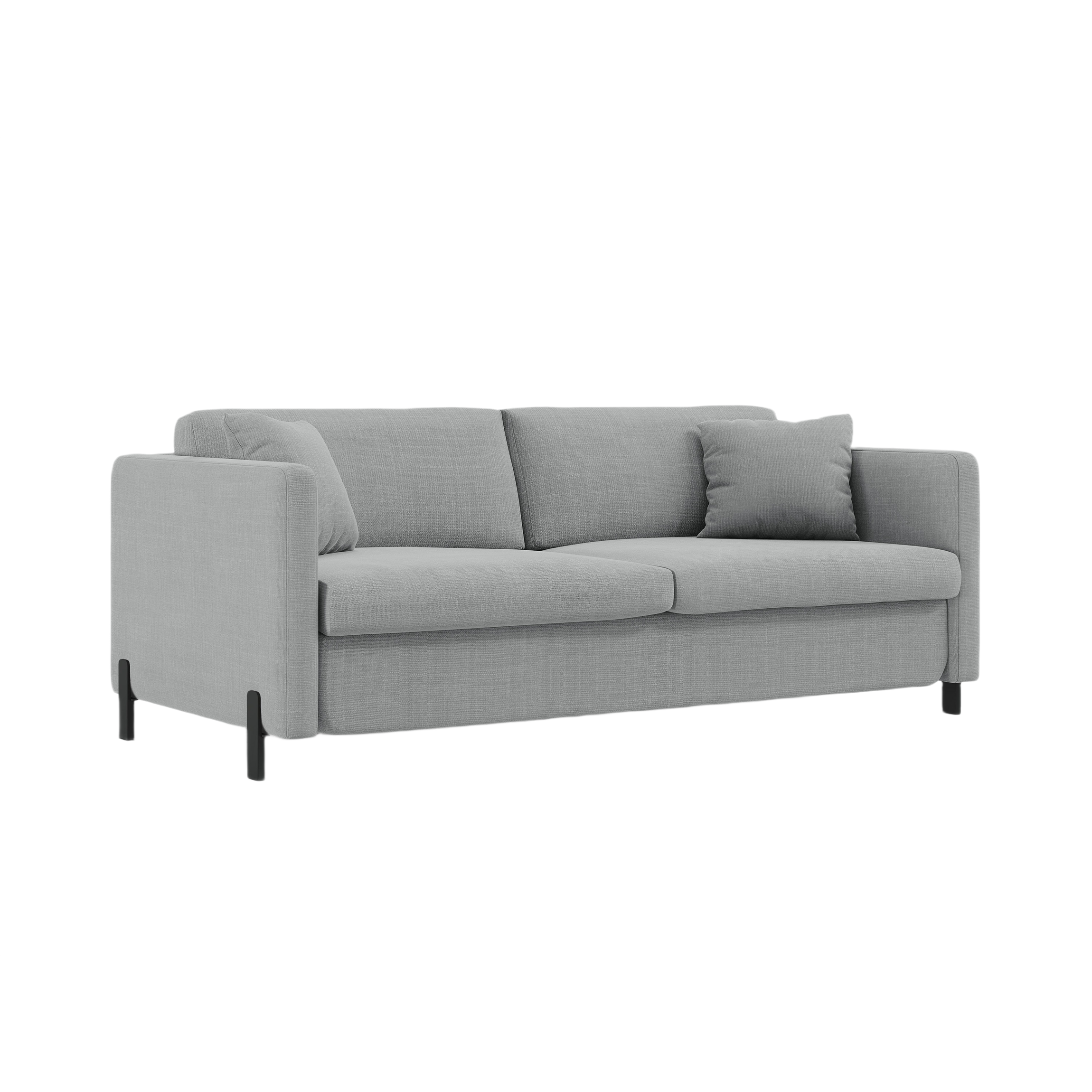 Sofa mit Bettfunktion, "Gloria", 2 Sitze, hellgrau, 182x102x80
In Europa gemacht
