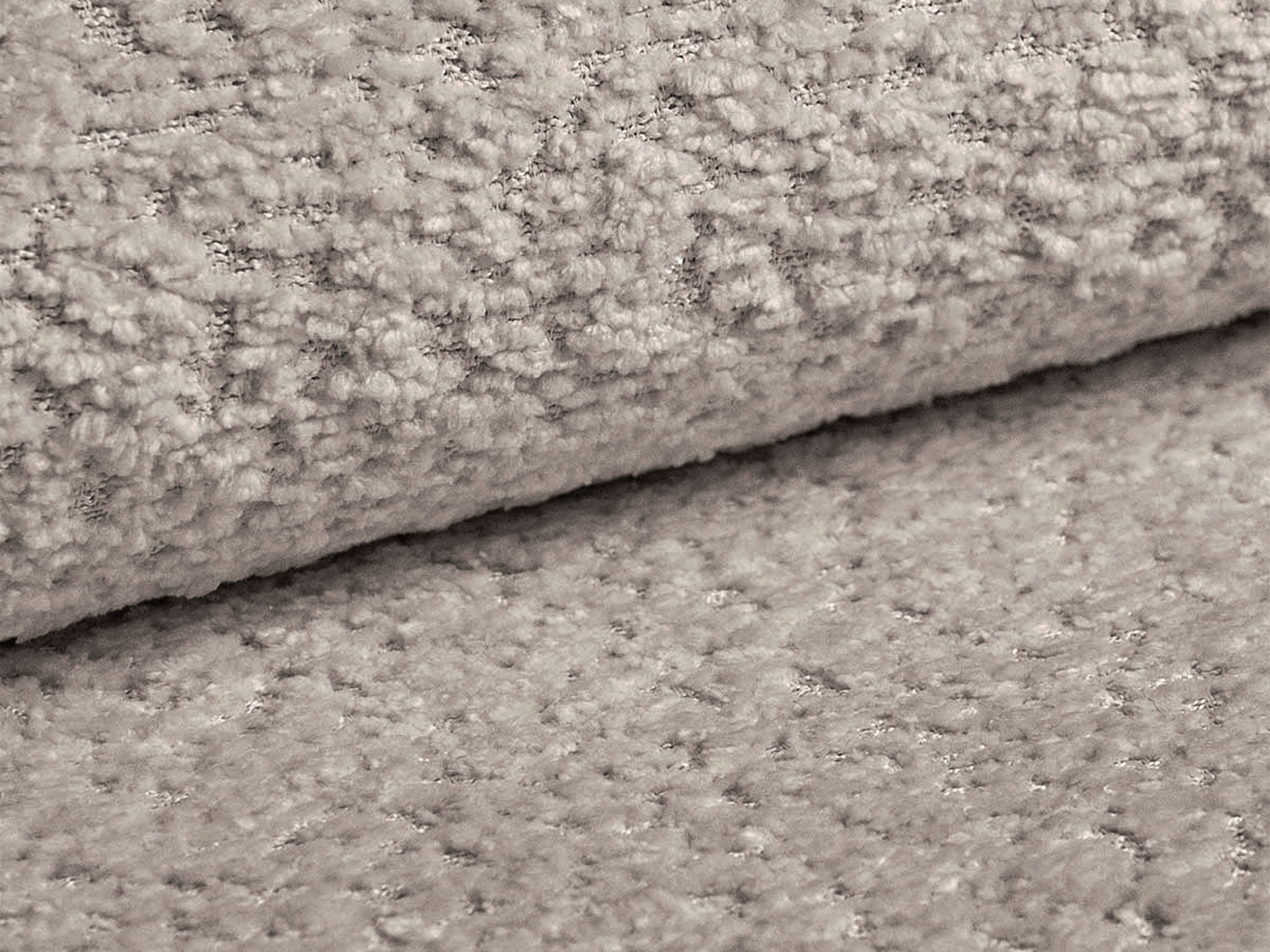 2-Seater Sofa with Sleeping Function LIDO Warm Gray Boucle