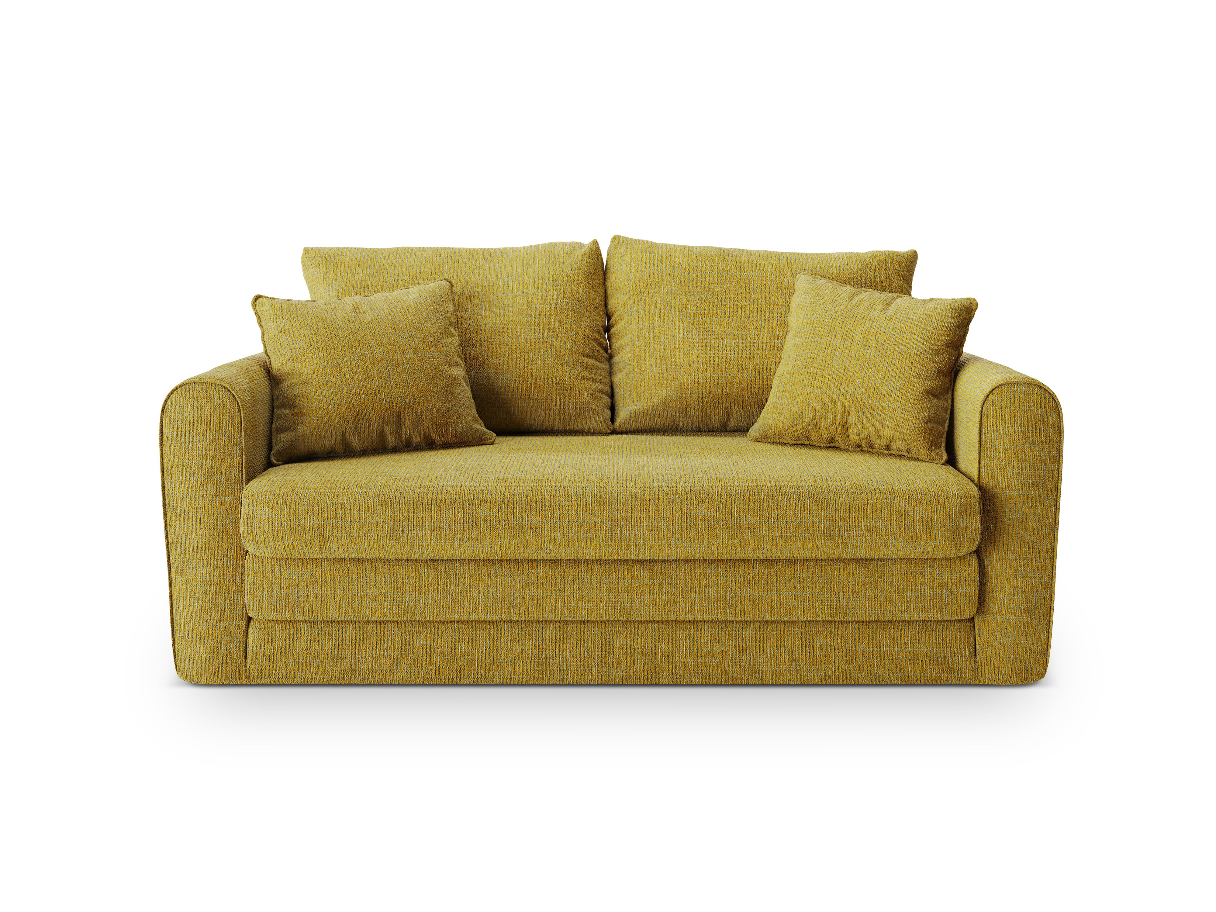 Sofa 2-Sitzer mit Schlaffunktion LIDO Sonnenblumen-Melange