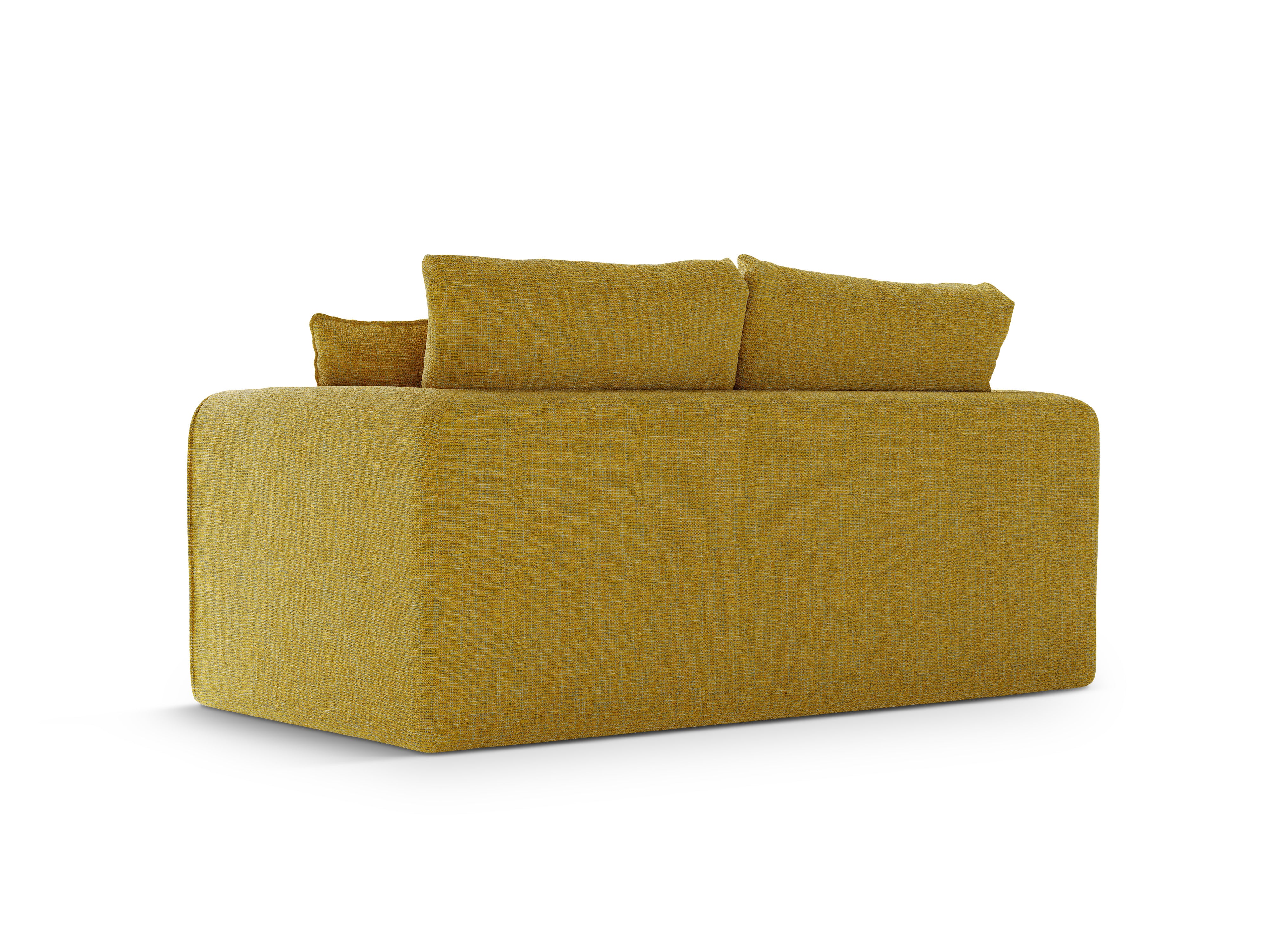 Sofa 2-Sitzer mit Schlaffunktion LIDO Sonnenblumen-Melange