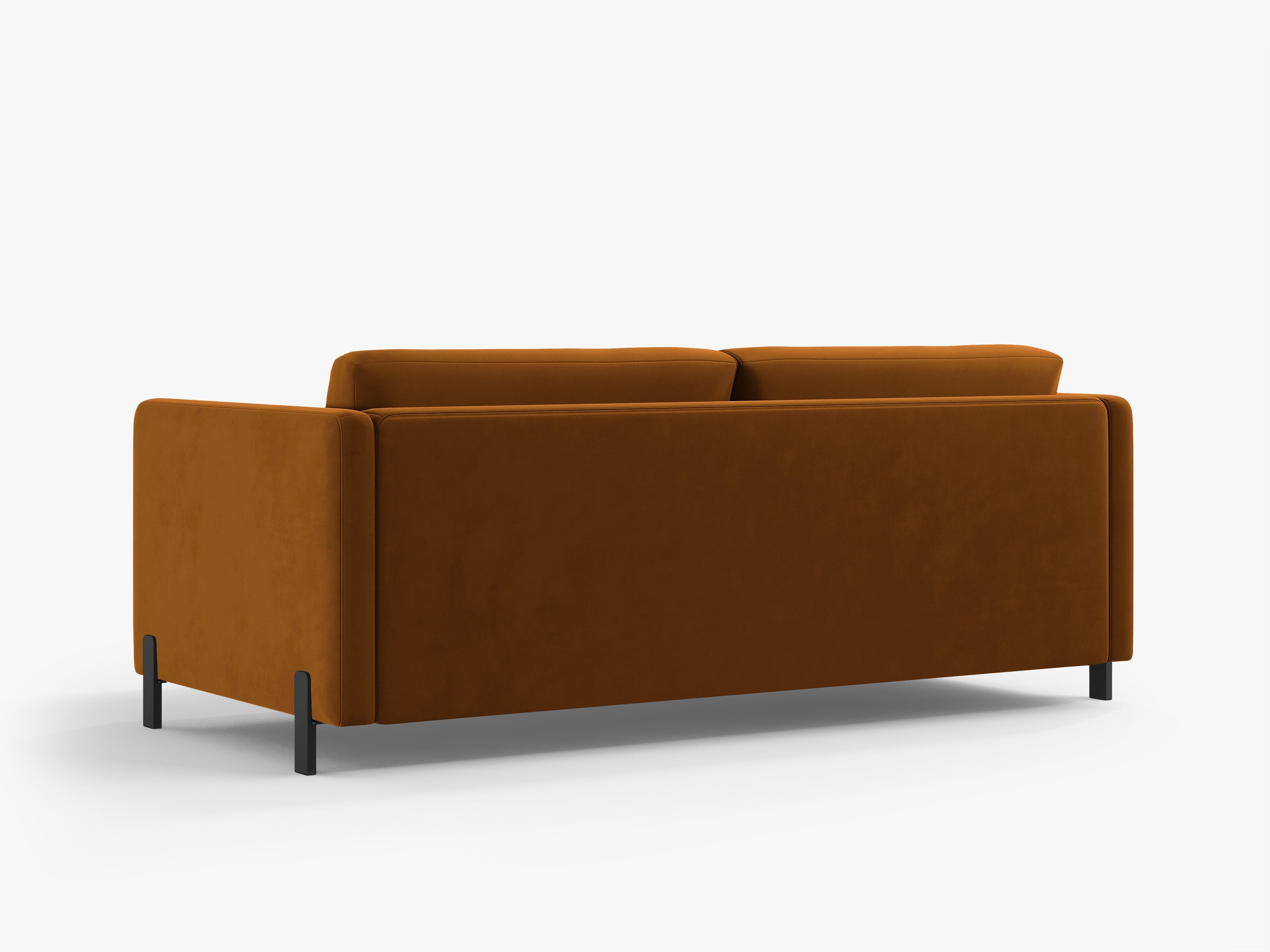 Velvet Sofa with Bed Function, "Gloria", 2 Seats, Brown, 182x102x80
Made in Europe