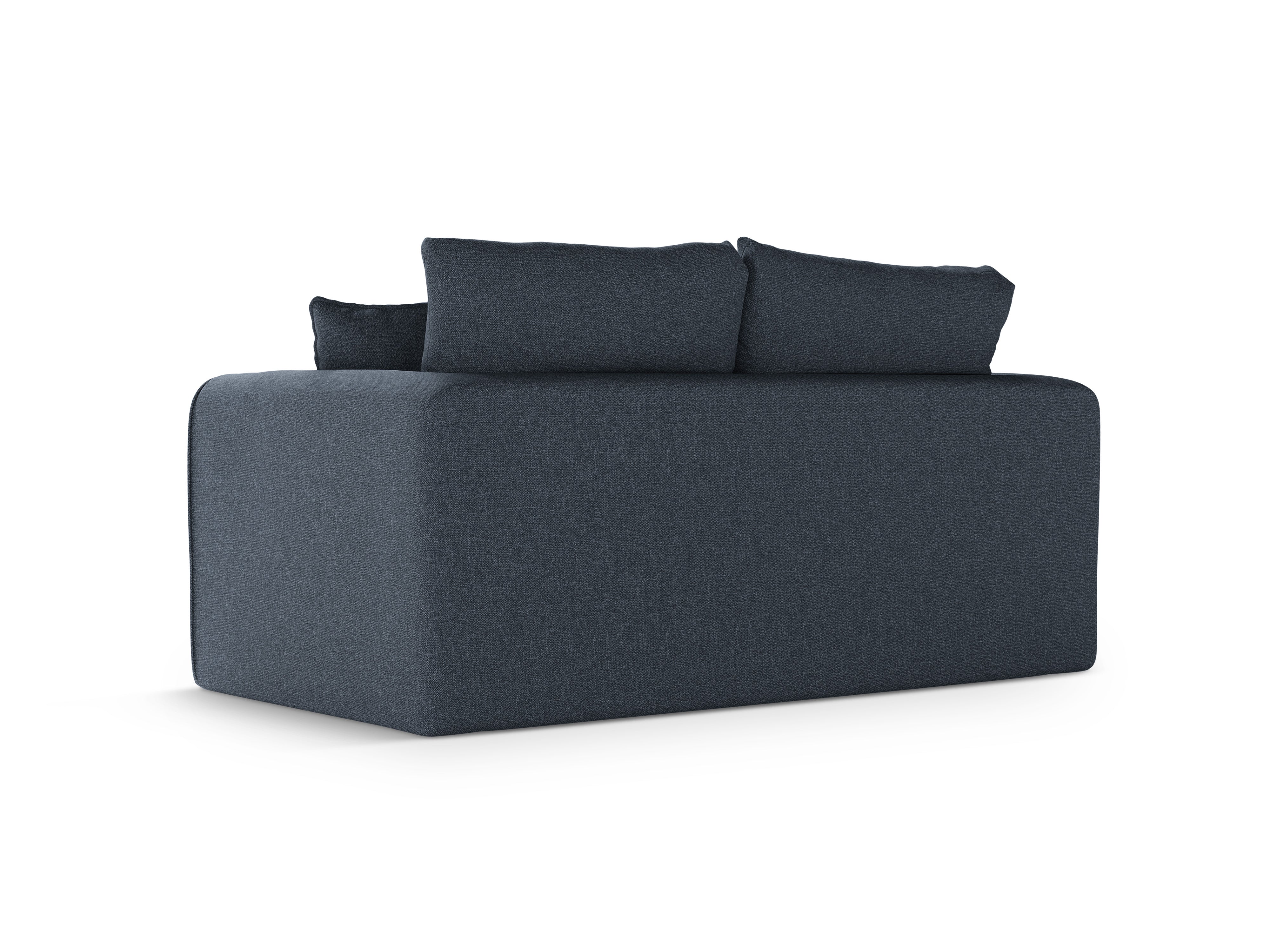 Sofa 2-Sitzer mit Schlaffunktion LIDO dunkelblau