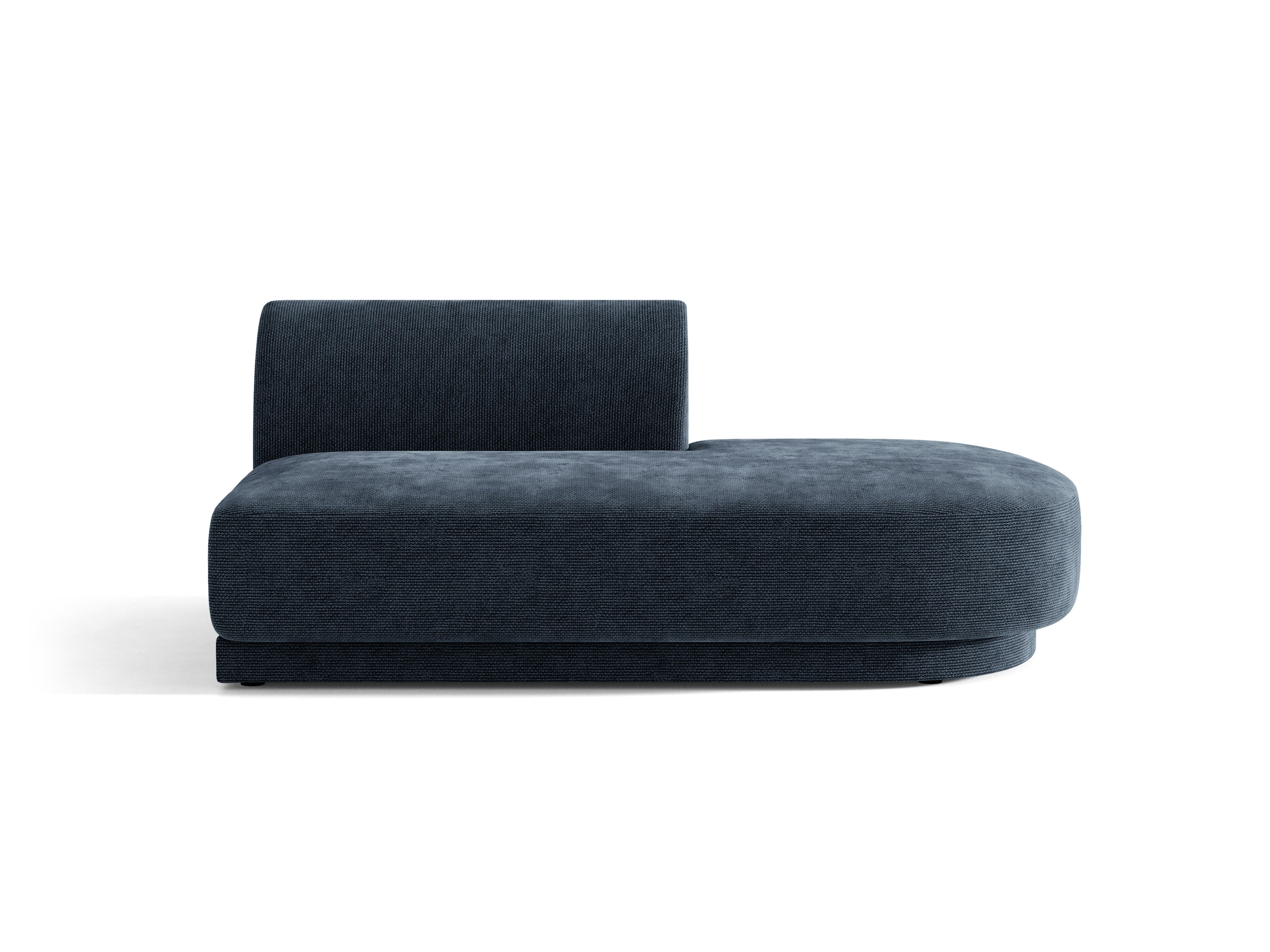 Szezlong 2-sitzig rechts MILEY königsblau samtig