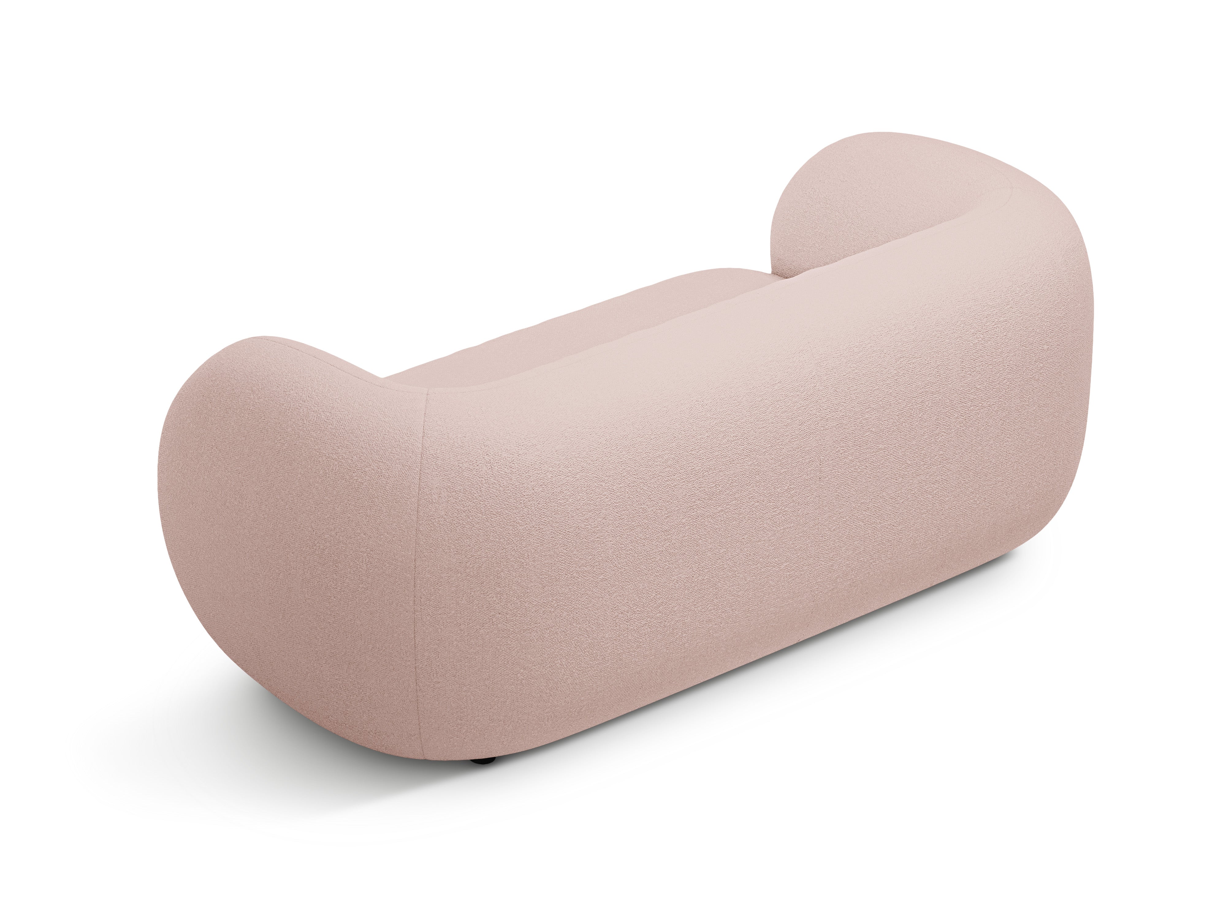 KATE Pink Boucle 2-Seater Sofa