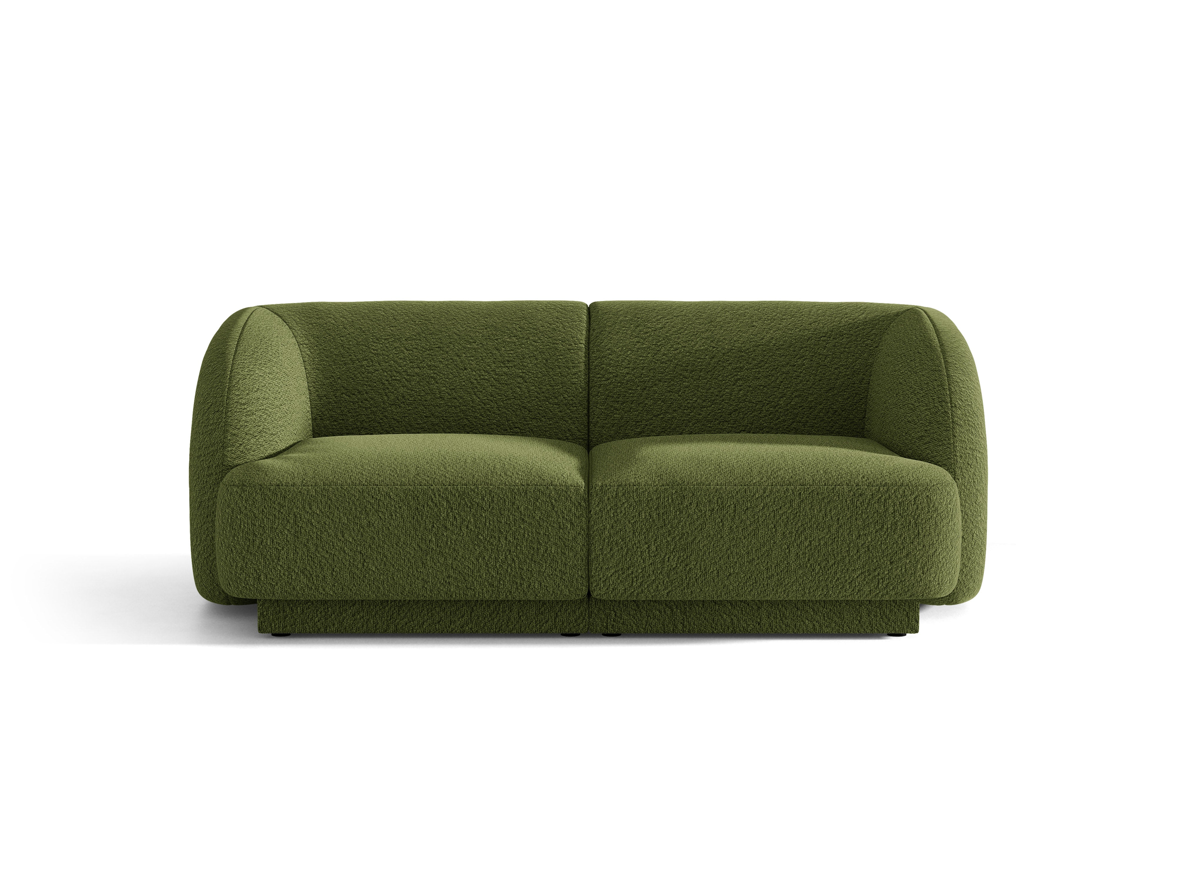 Sofa 2-sitzig MILEY grün Boucle