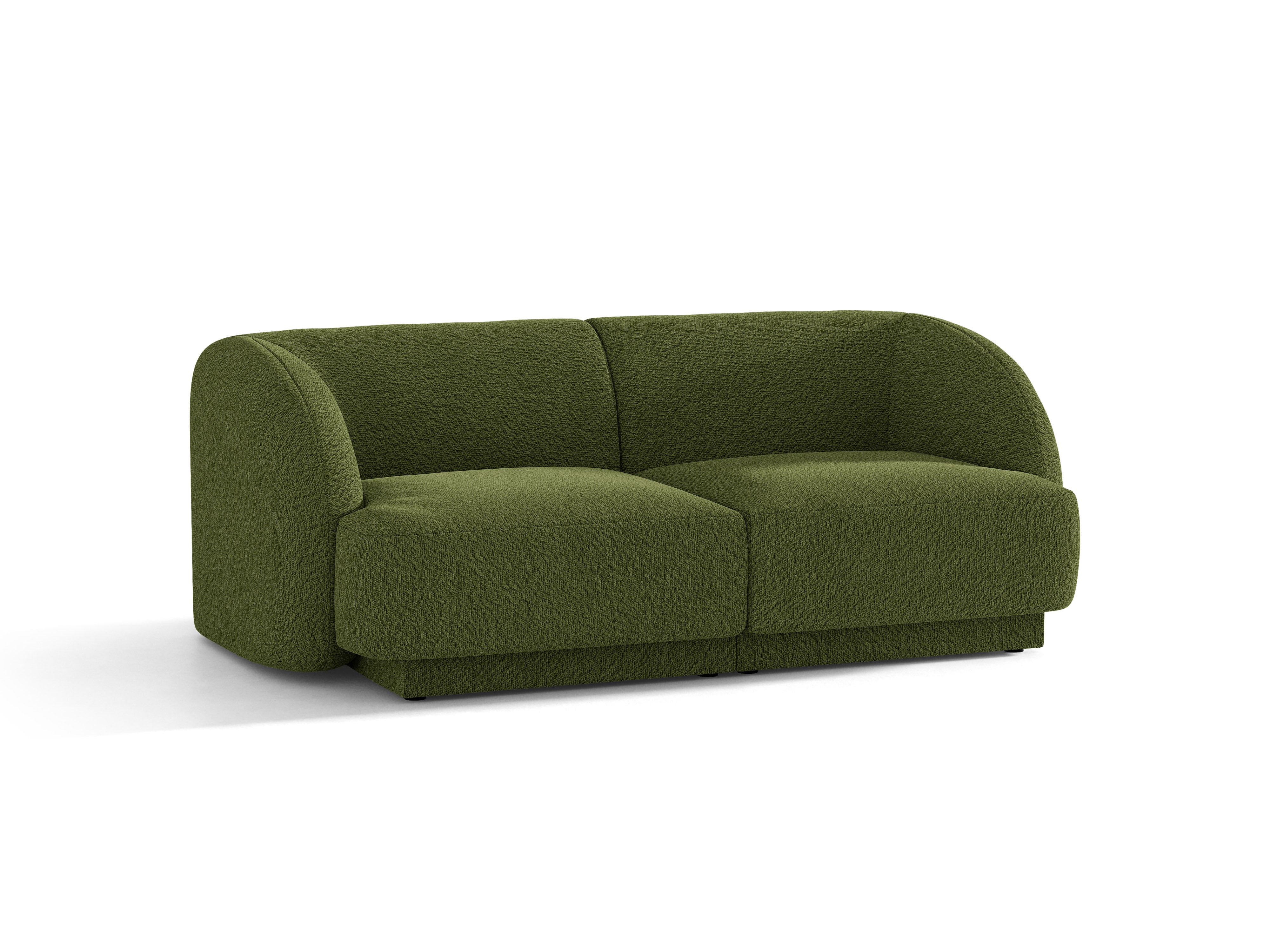 Sofa 2-sitzig MILEY grün Boucle