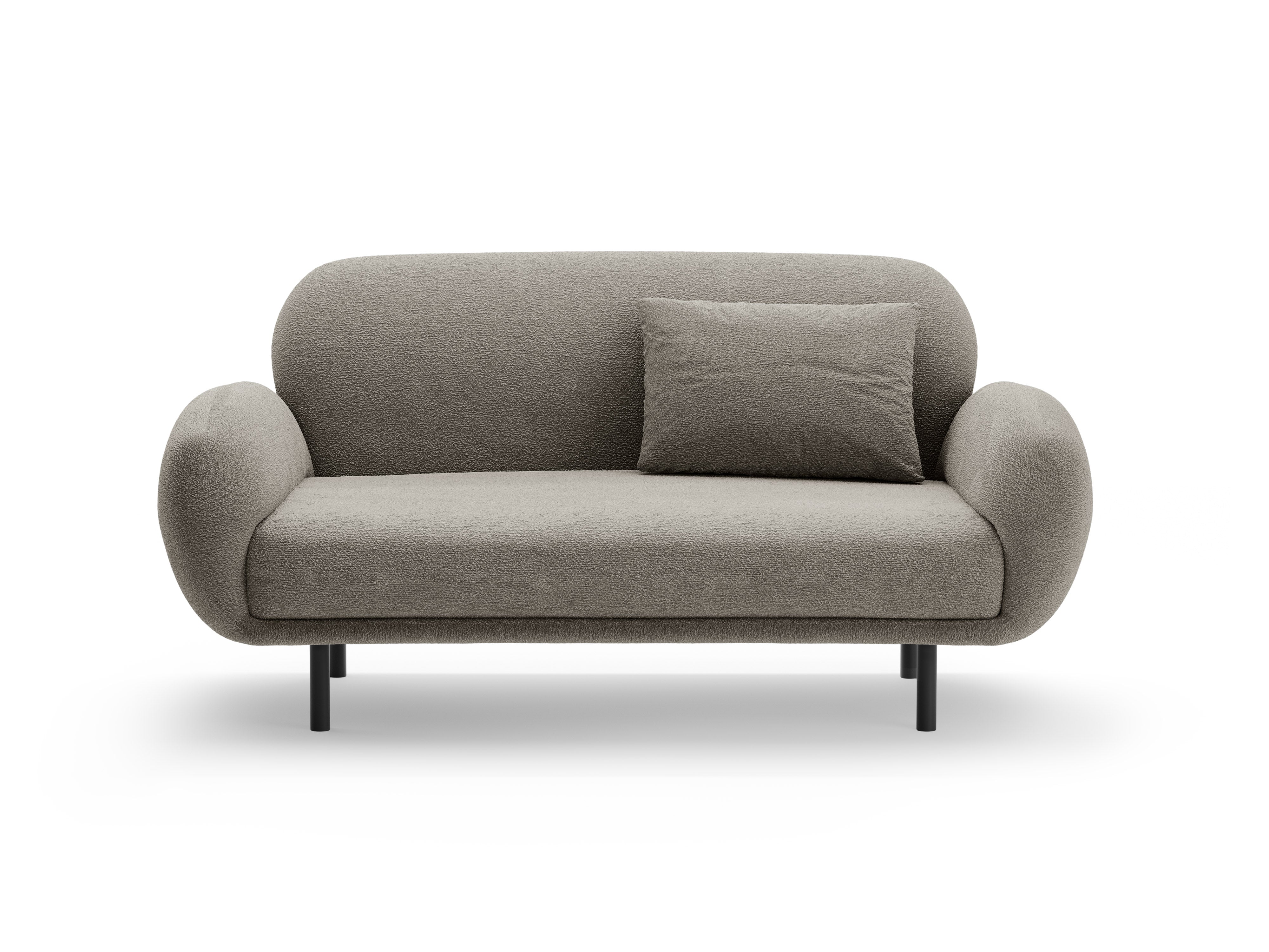 Sofa 2-sitzig POPPY graues Boucle