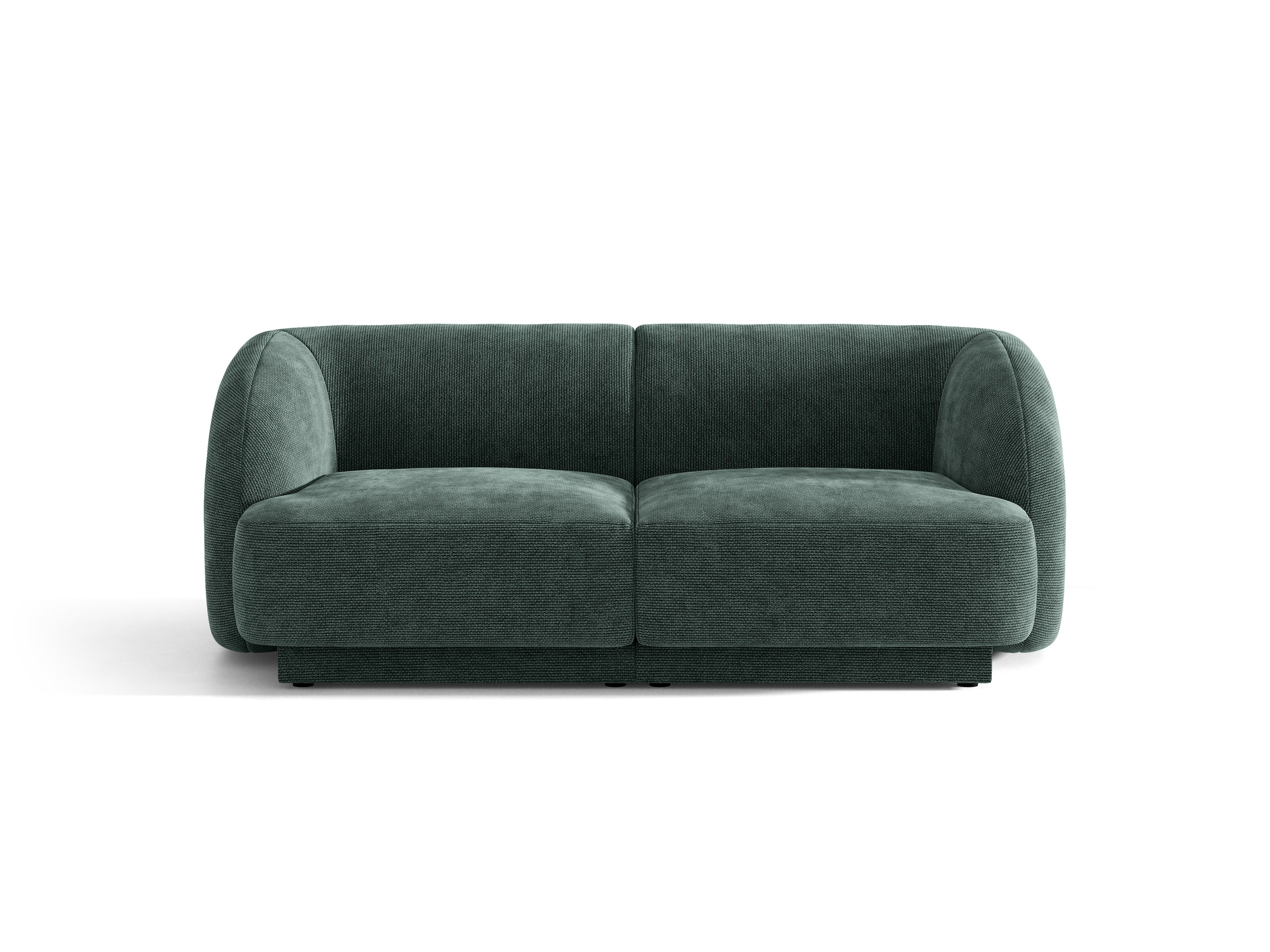 Sofa 2-sitzig MILEY petrol Chenille seidig