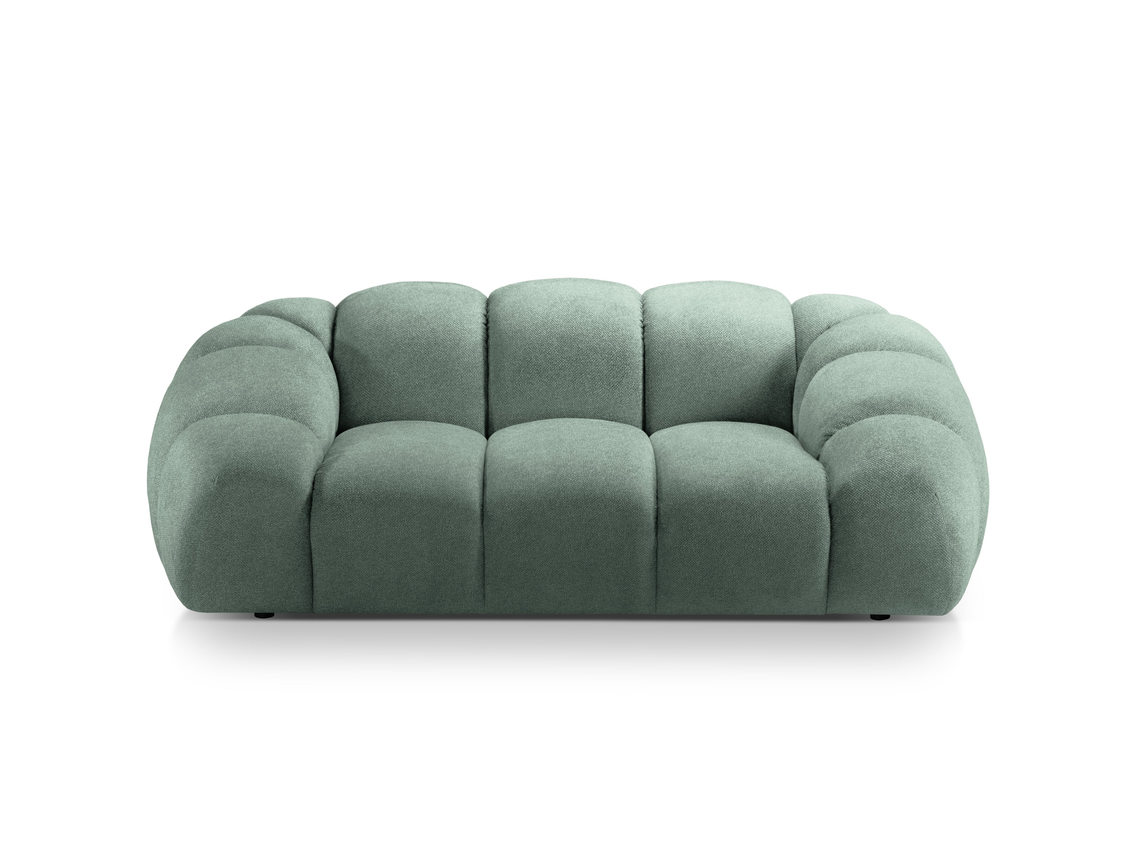 Sofa 2-sitzig DIANA mintfarbenes Chenille