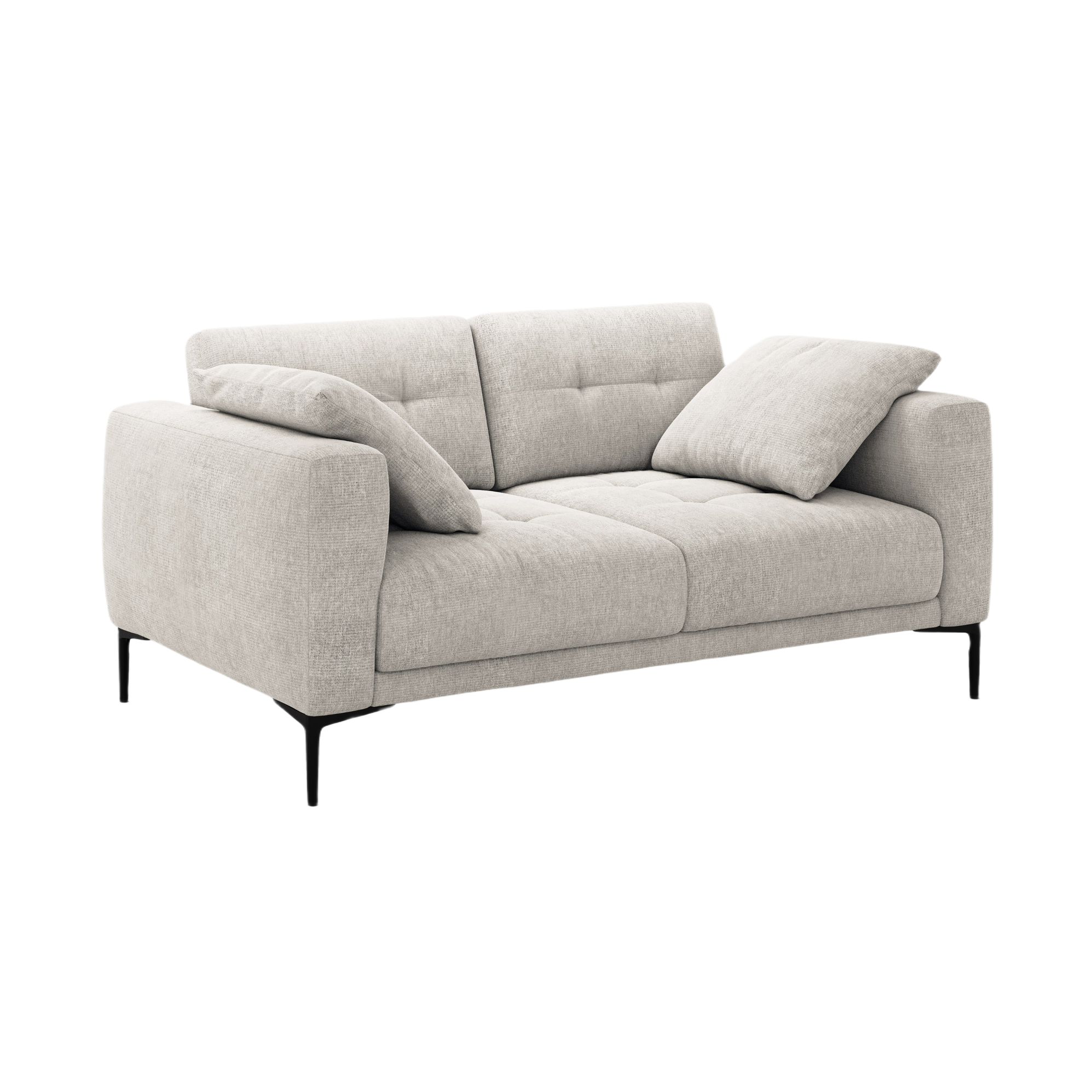 Sofa 2-sitzig BEMY beige Chenille