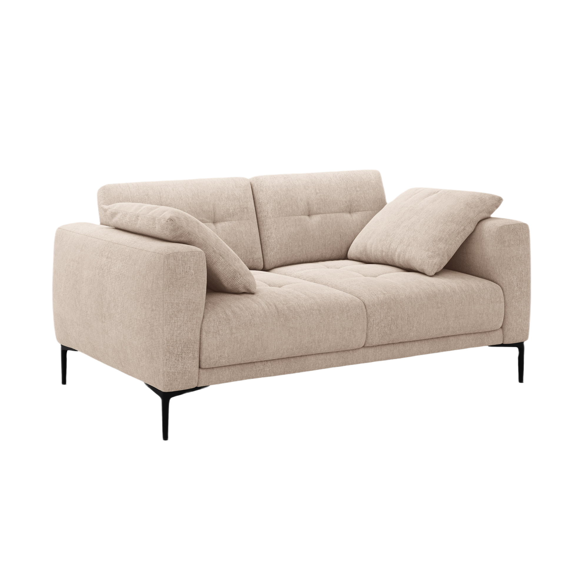 BEMY 2-Seater Sofa in Sandy Chenille