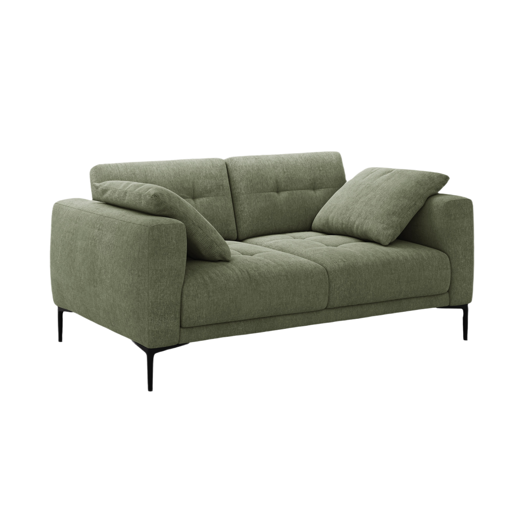 BEMY Olive Chenille 2-Seater Sofa