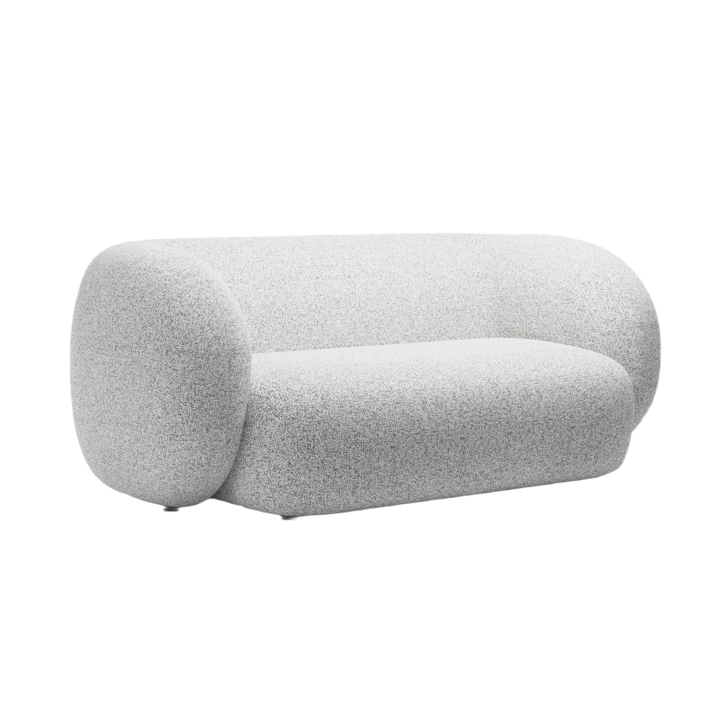 2-seater Sofa KATE light gray mélange