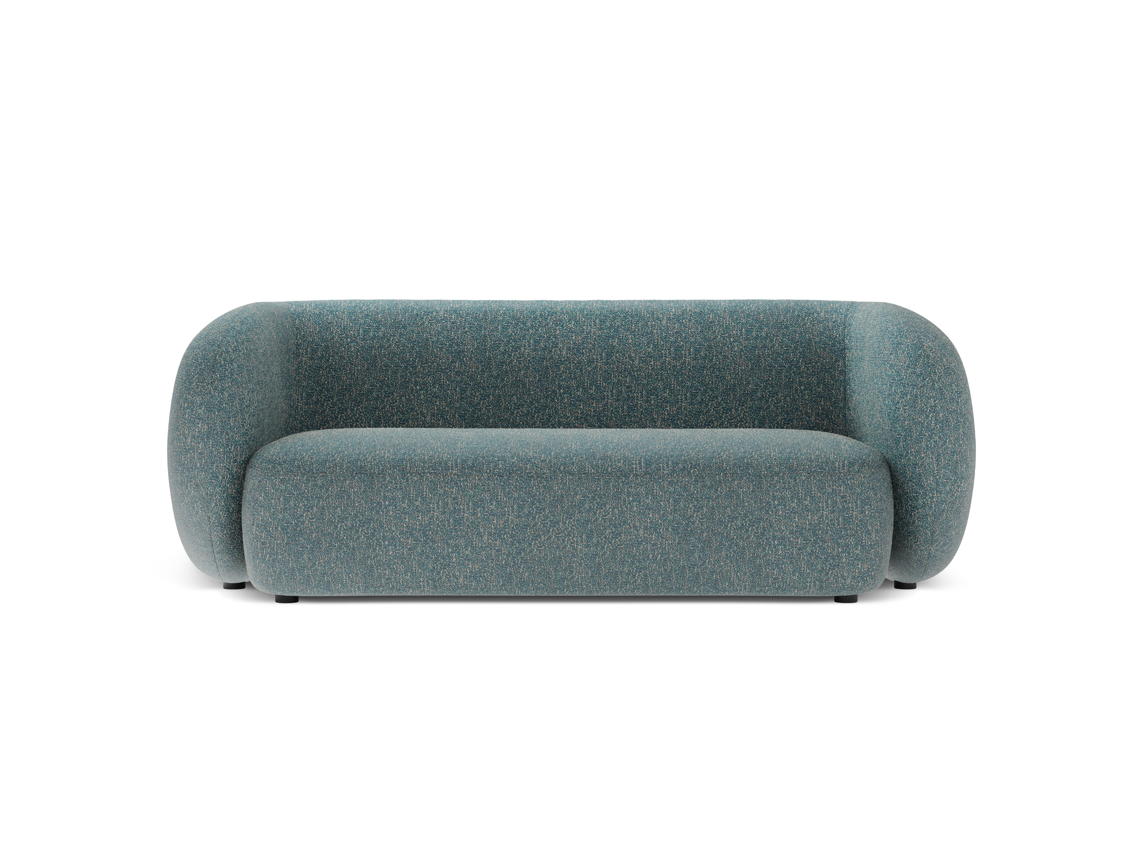 2-seater Sofa KATE blue mélange