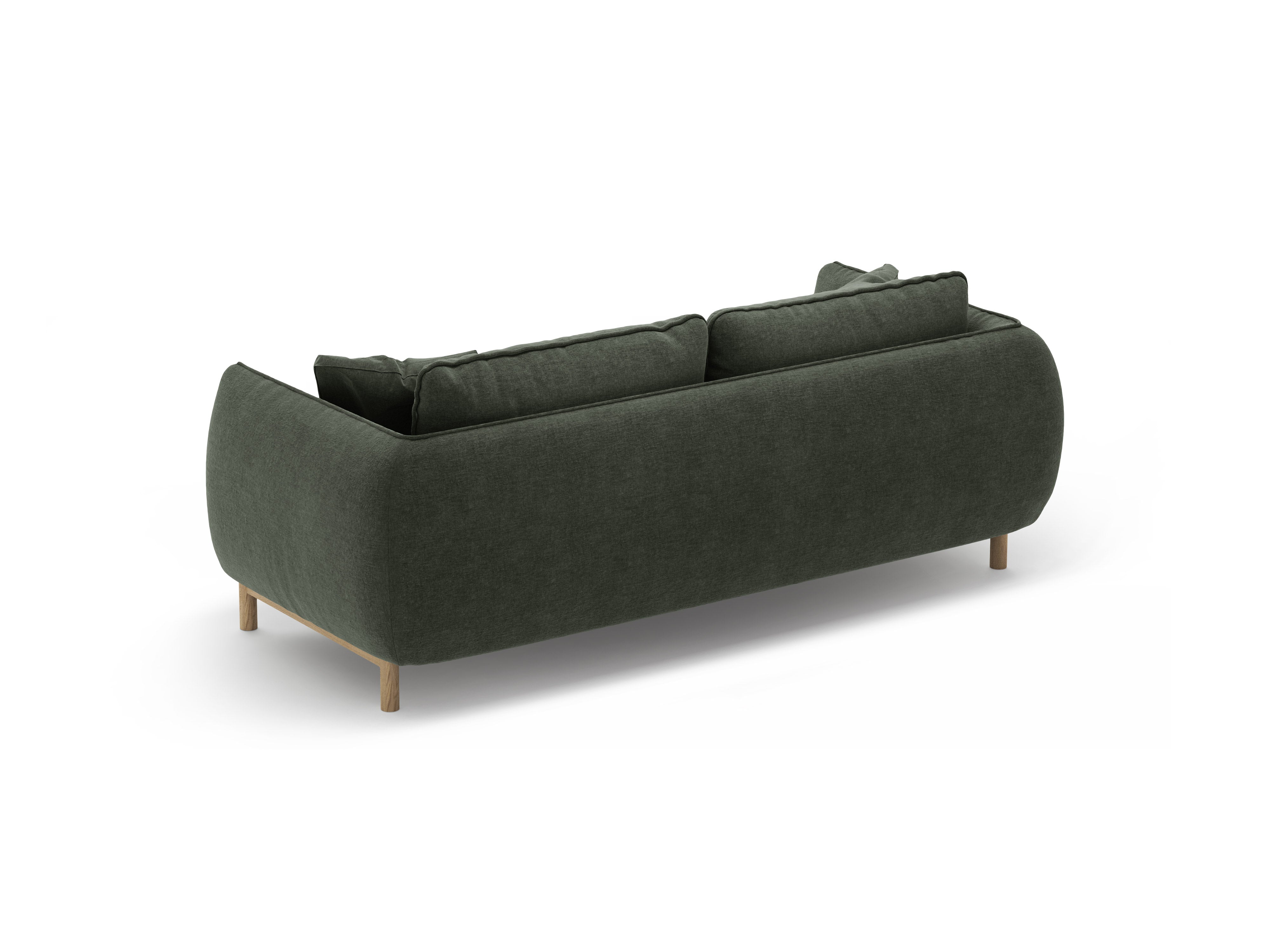 2-seater Sofa ADA green chenille