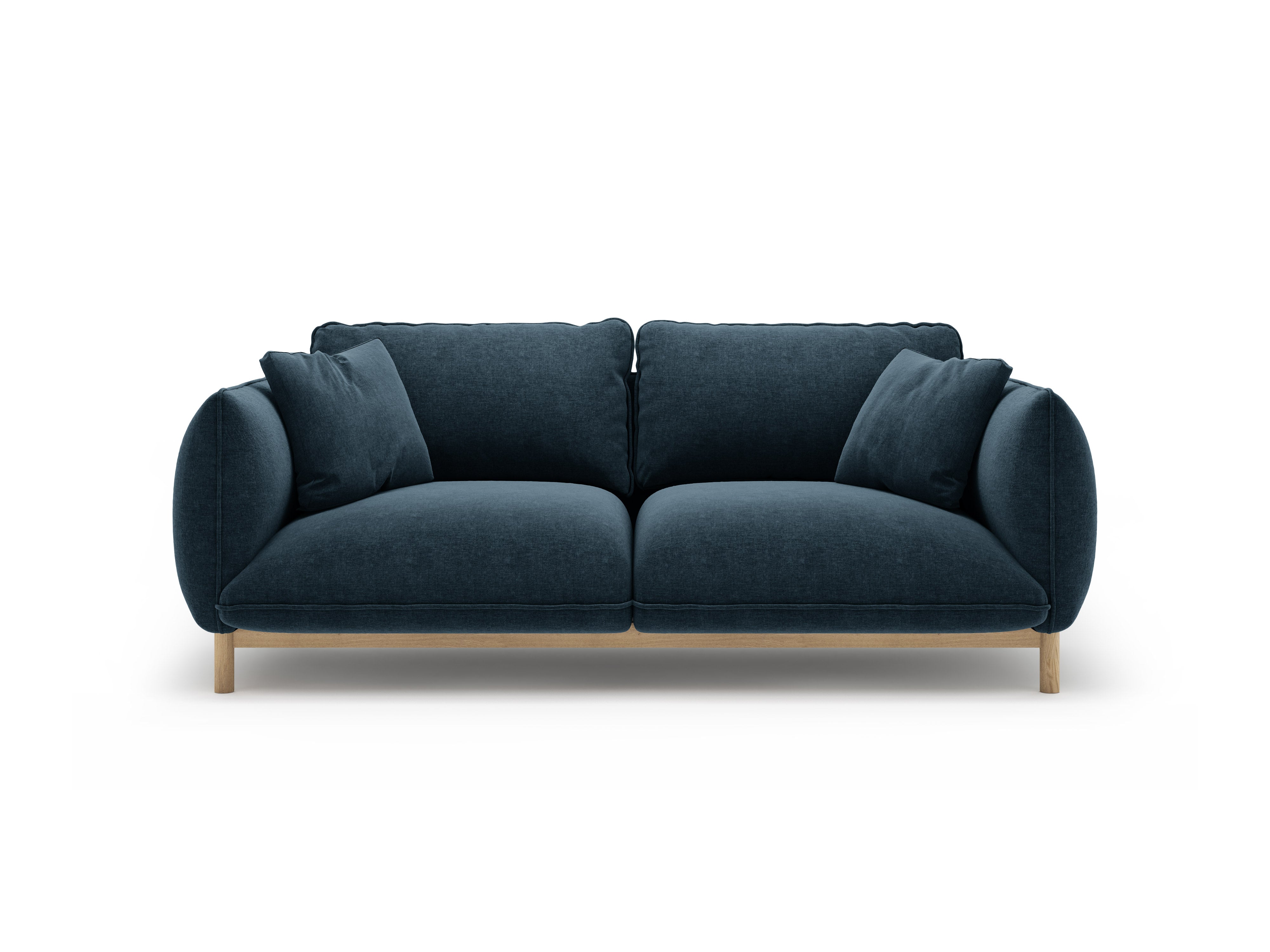 Sofa 2-sitzig ADA meerblau Chenille